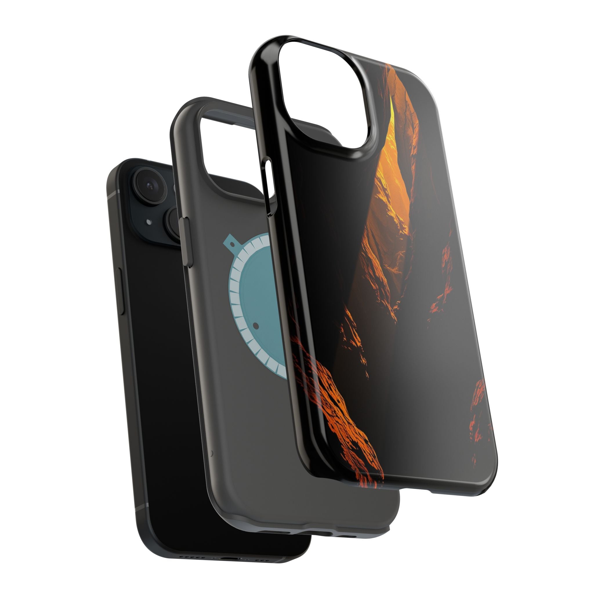 iPhone Chromatic Aberration Dark Gothic Ink Slim iPhone Everyday · iPhone Case