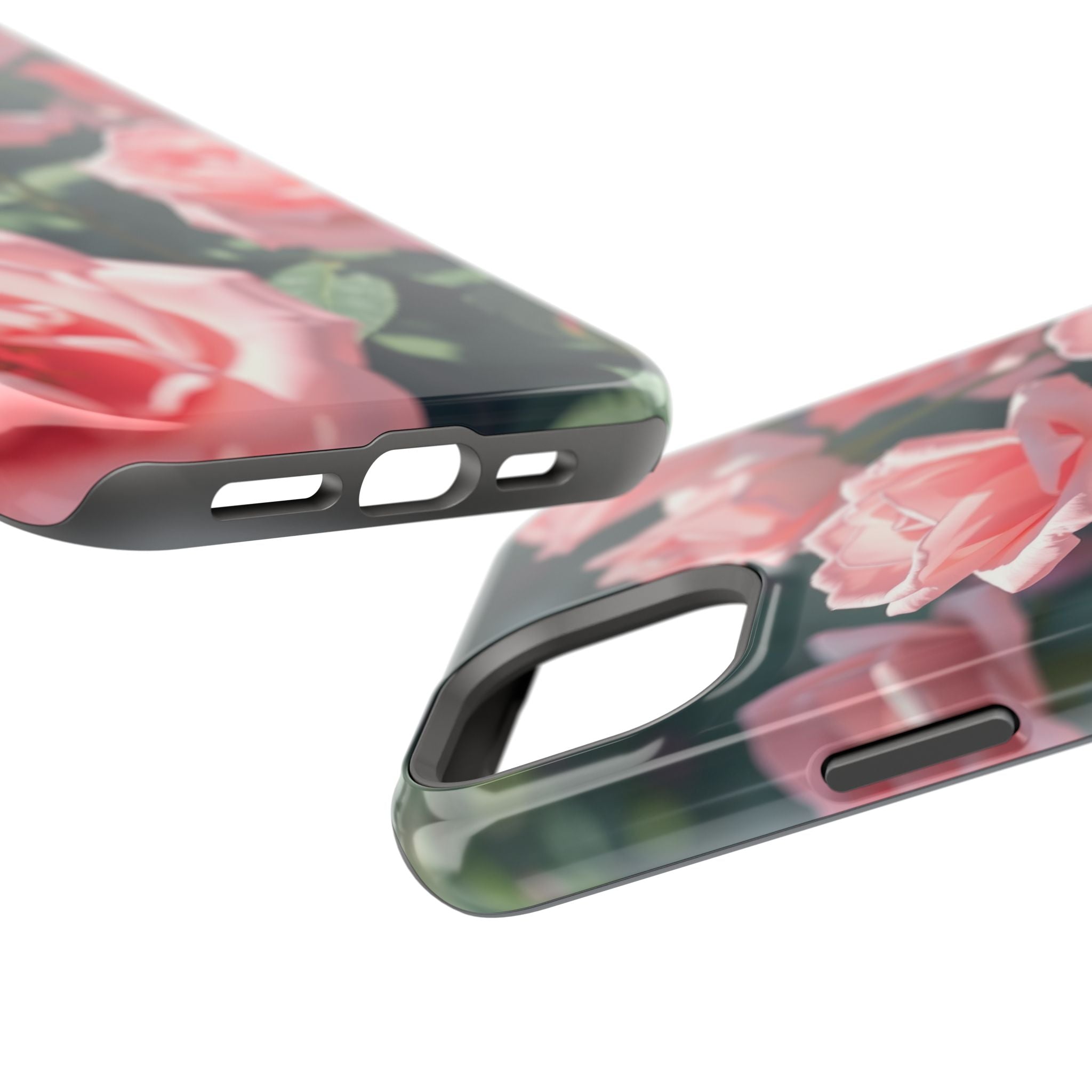 iPhone Mint And Blush Rose Garden Bold Modern Everyday Snap Case · iPhone Case