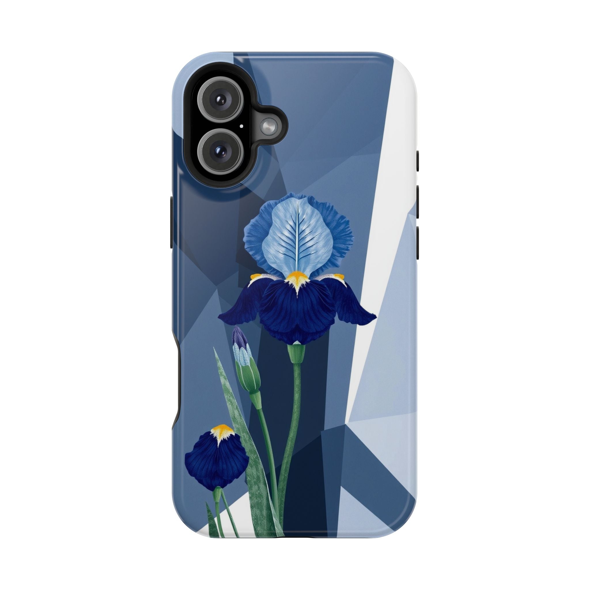 iPhone Earthy Iris Garden Design Bold Modern Everyday Snap Case · iPhone Case