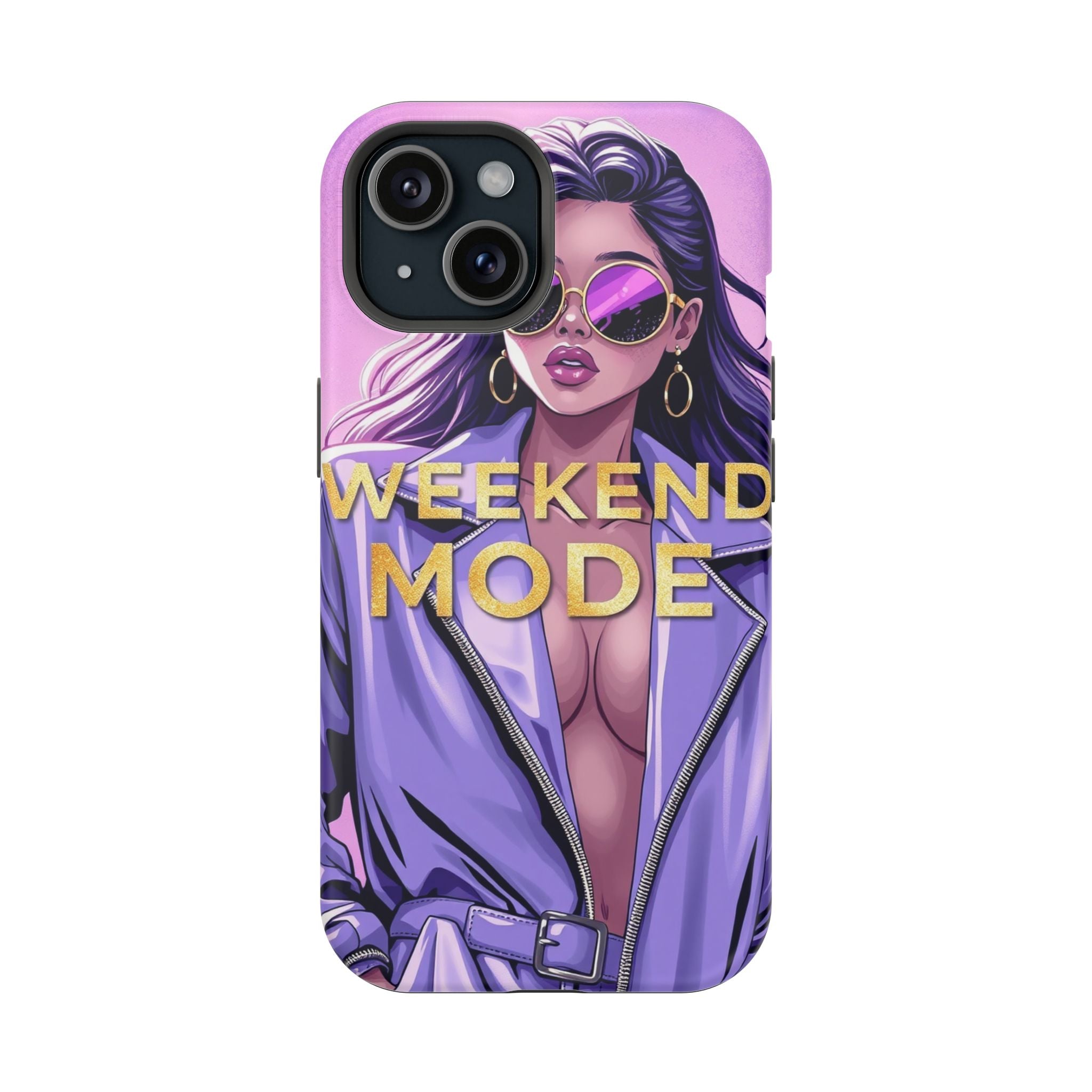 iPhone Lavender And Pearl Weekend Mode On Slim Everyday Designer Case · iPhone C