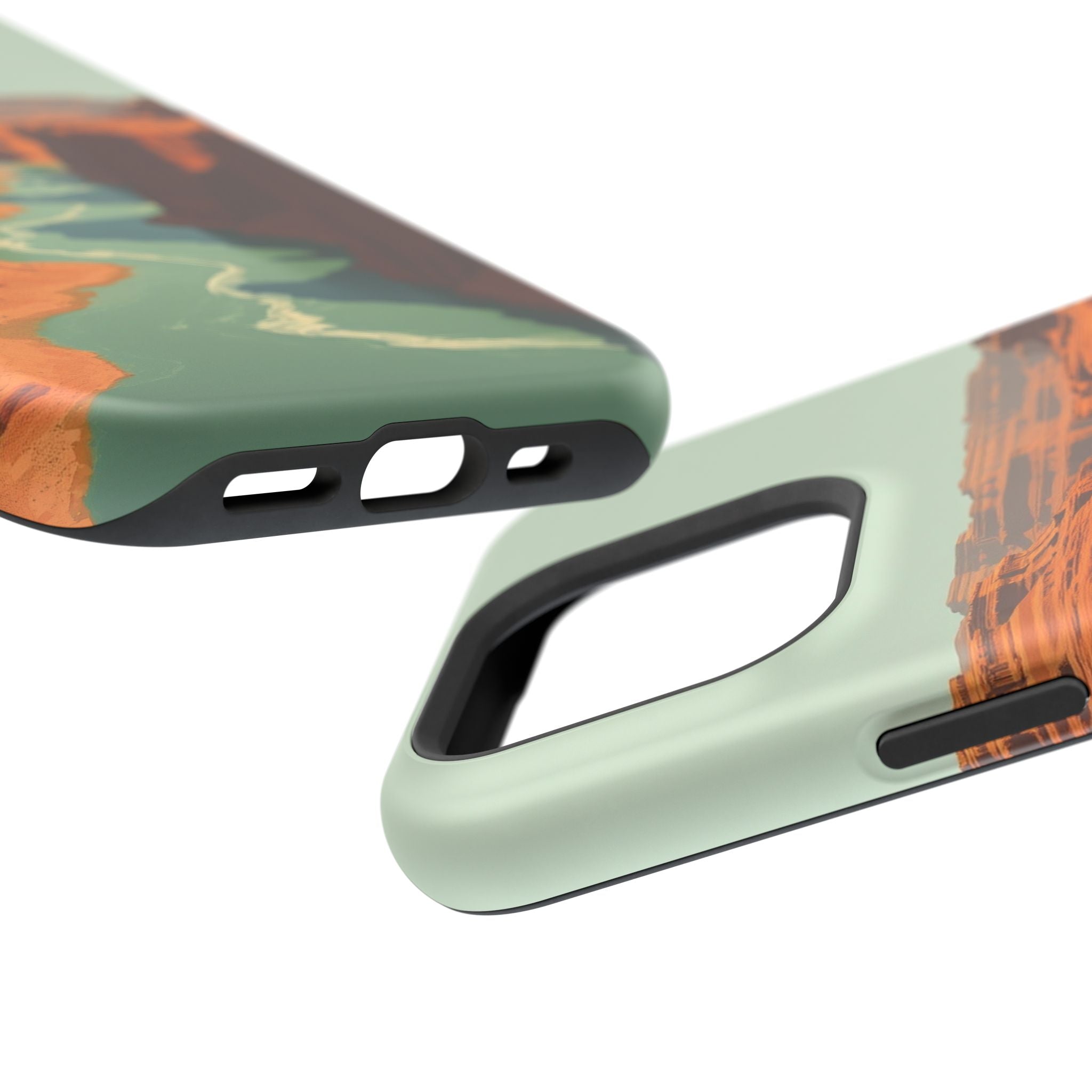 iPhone Burnt Orange And Sand River Canyon Slim iPhone Everyday Designer · iPhone