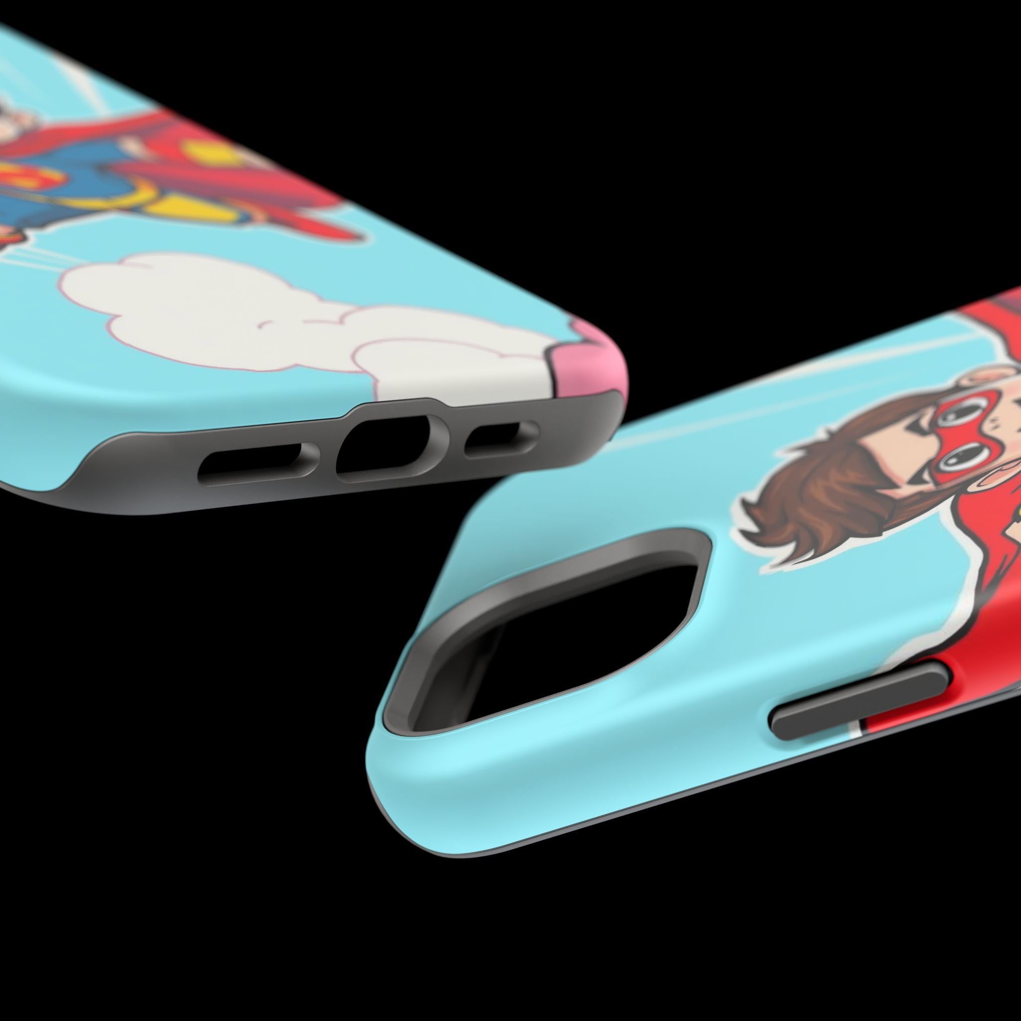 iPhone Kid Superhero Flying Kids Fun iPhone Phone Case Gift Slim · iPhone Case