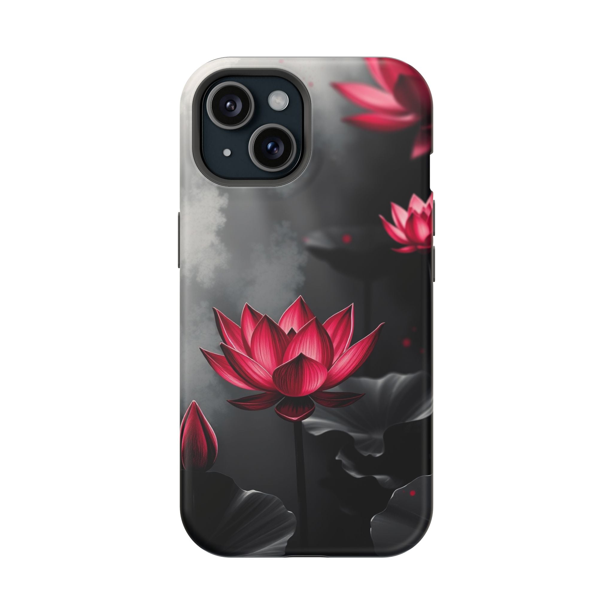 iPhone Lotus Pond Mystic Art 15 Slim Everyday Designer Case · iPhone Case