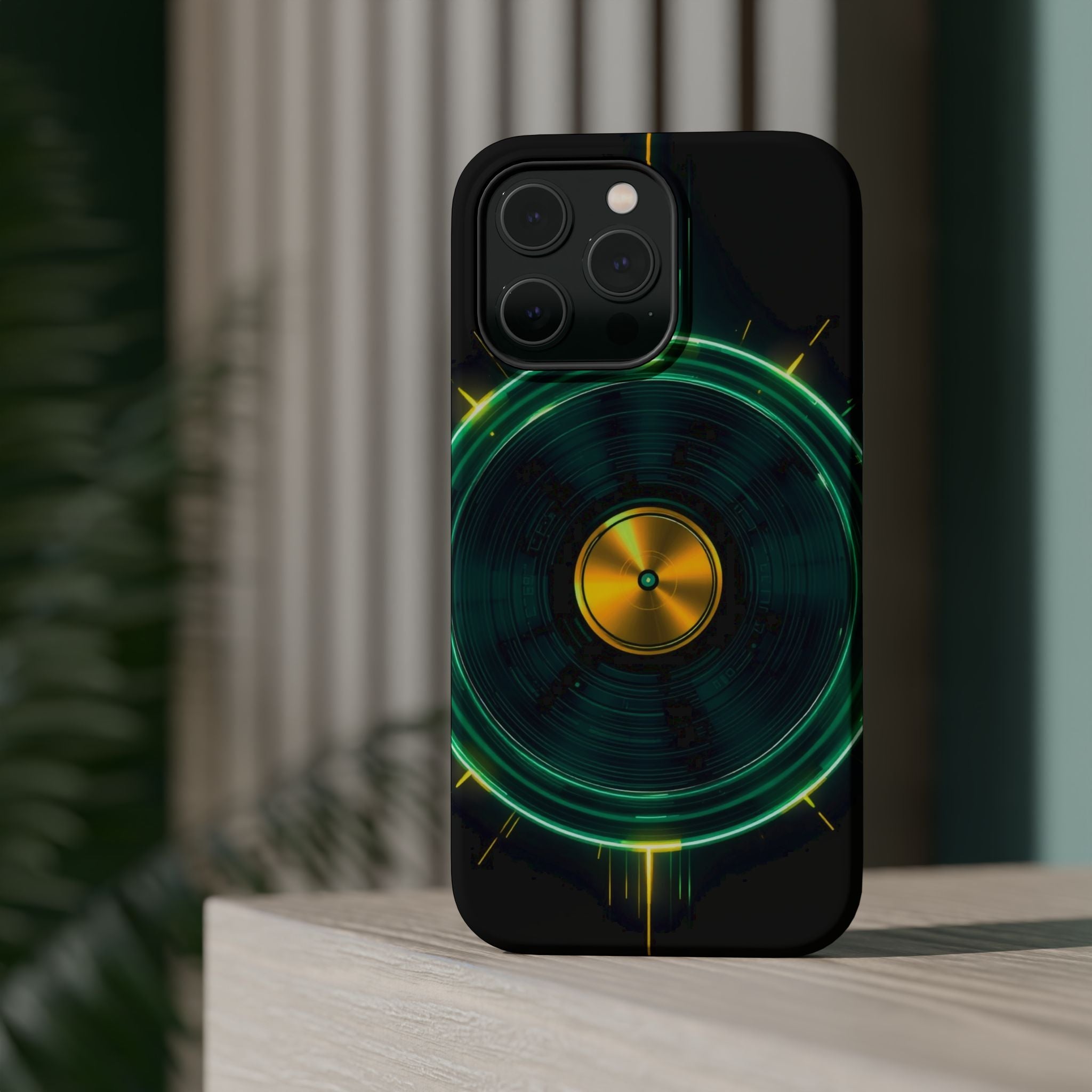 iPhone Dreamy Record Vinyl Spin Design Slim Everyday Designer Case · iPhone Case