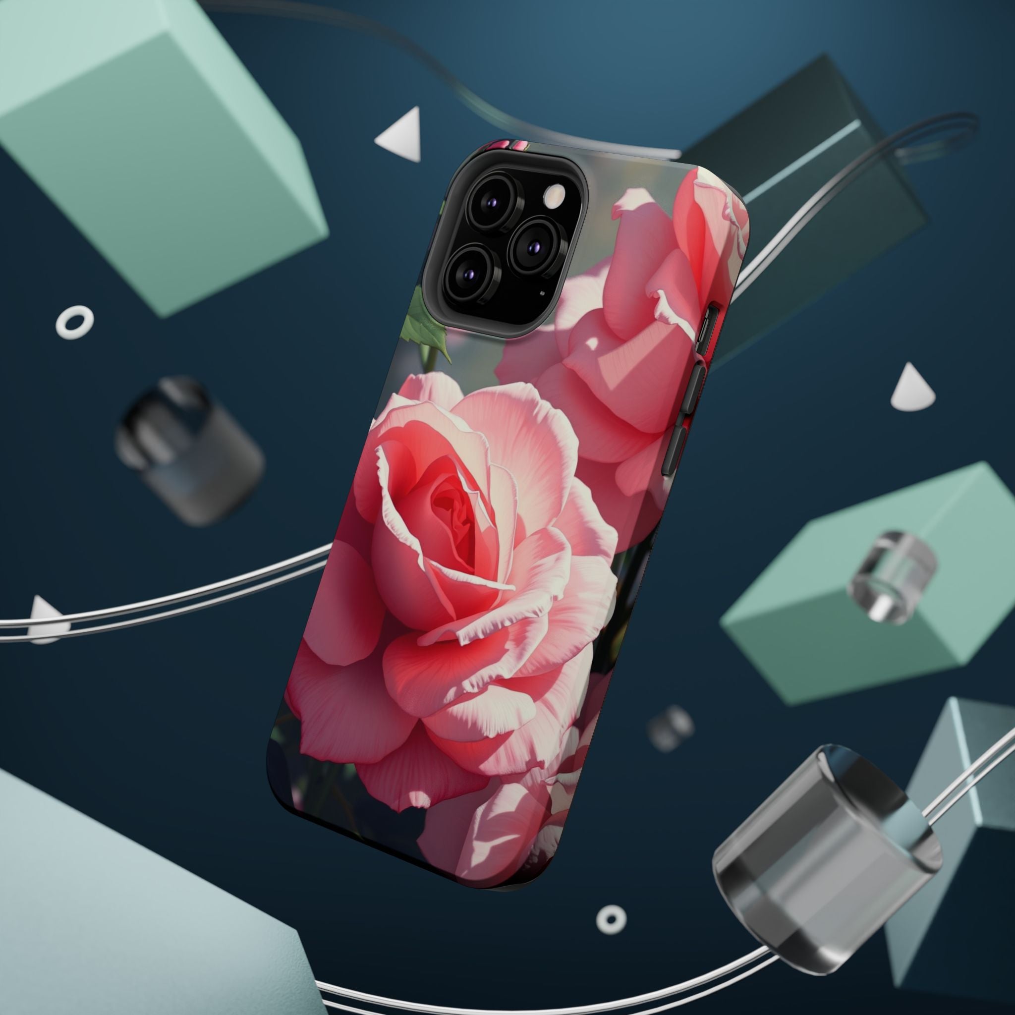 iPhone Serene Rose Garden Design Bold Modern Everyday Snap Case · iPhone Case