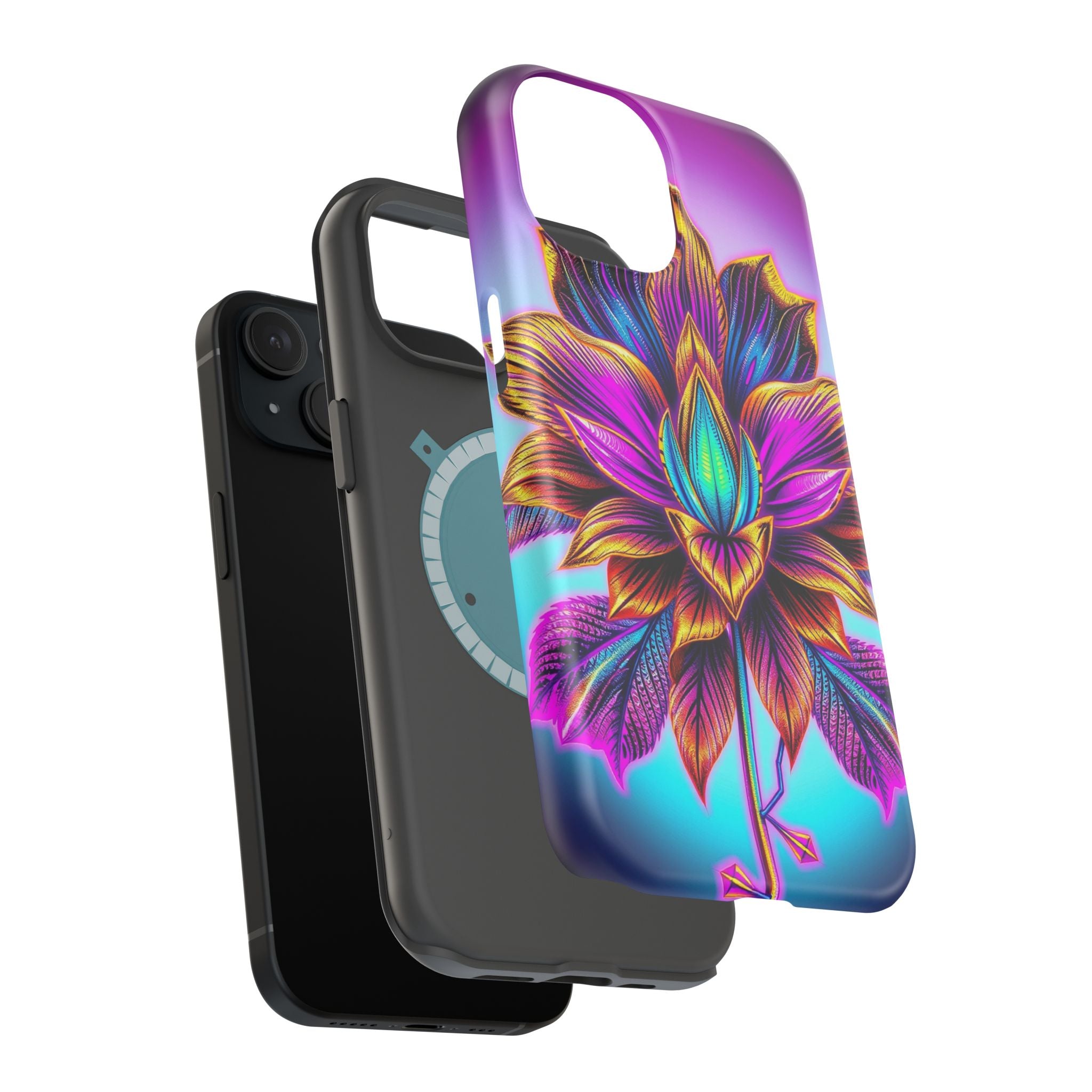 iPhone Floral Gold Foil Mystic Art Bold Modern Everyday Snap Case · iPhone Case