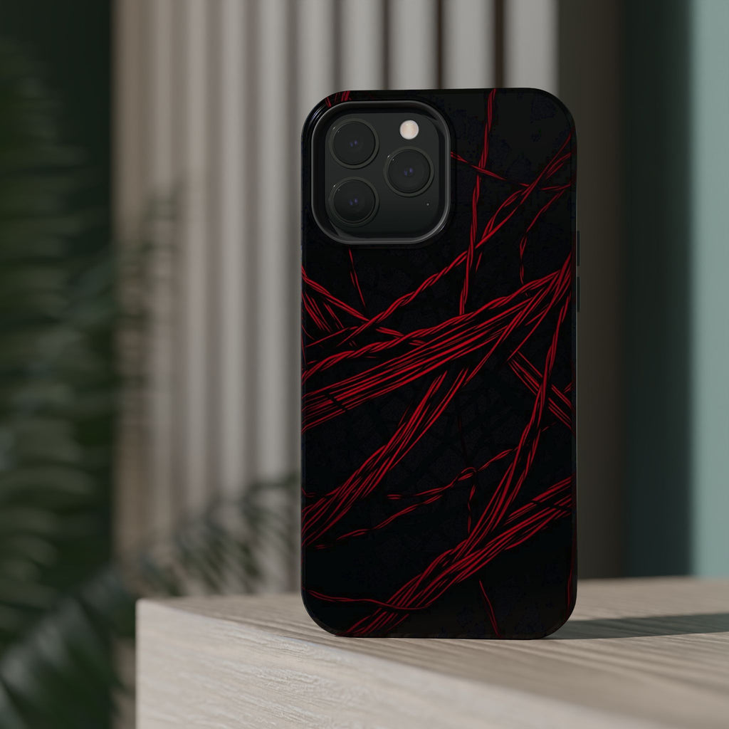 iPhone Thread Pattern Electric Art Bold Modern Everyday Snap Case · iPhone Case
