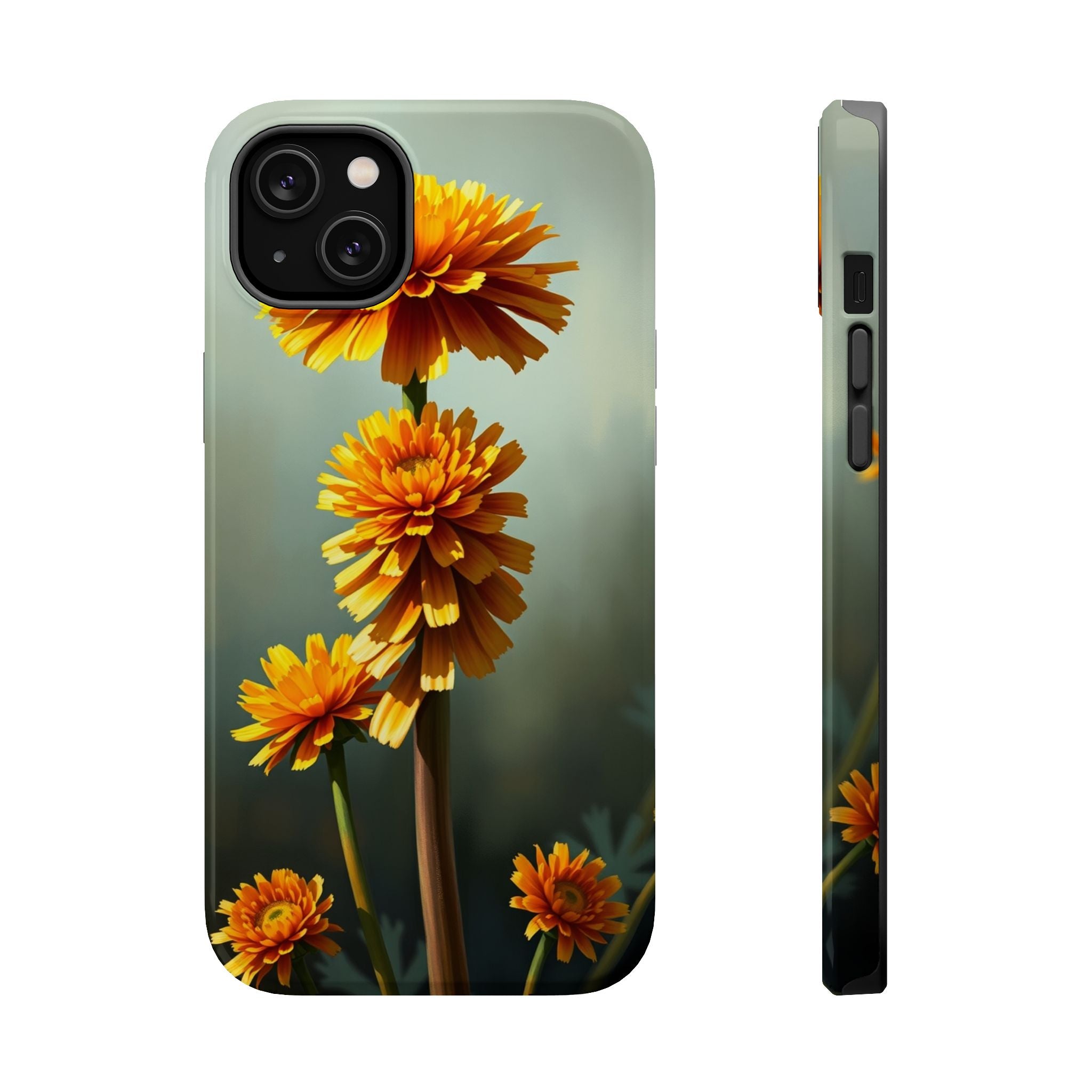 iPhone Ranunculus Stack Electric Art Slim Everyday Designer Case · iPhone Case