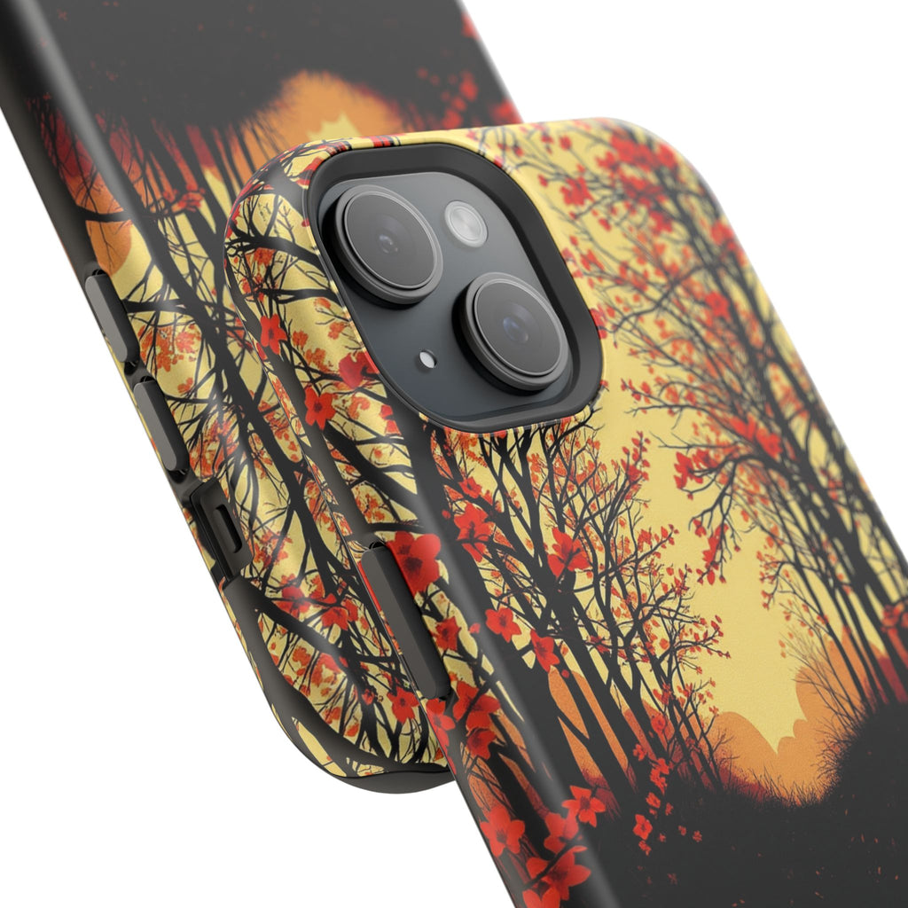 iPhone Dreamy Blossom Trail Design Bold Modern Everyday Snap Case · iPhone Case