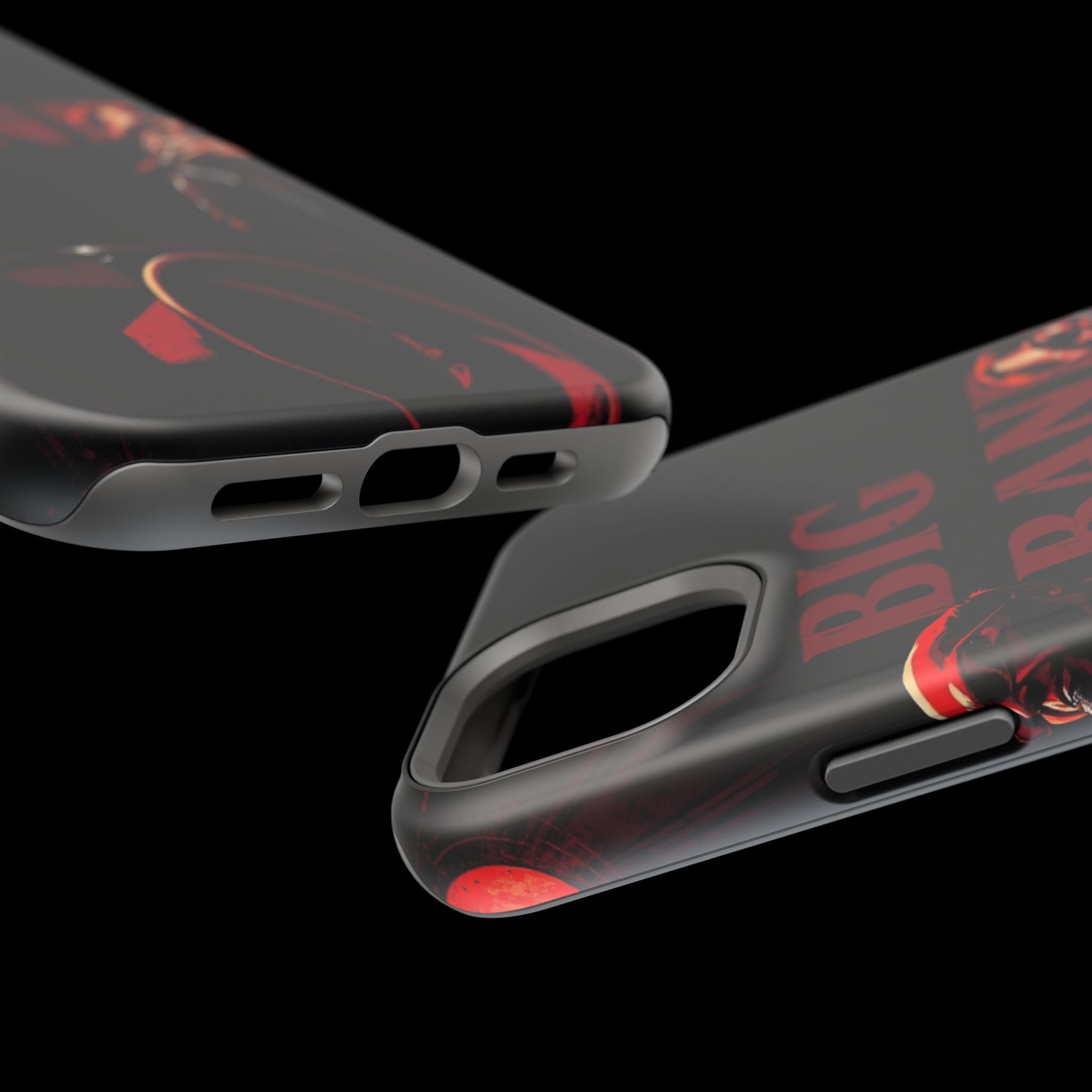 iPhone Black And Crimson Big Band Era Slim Everyday Designer Case · iPhone Case