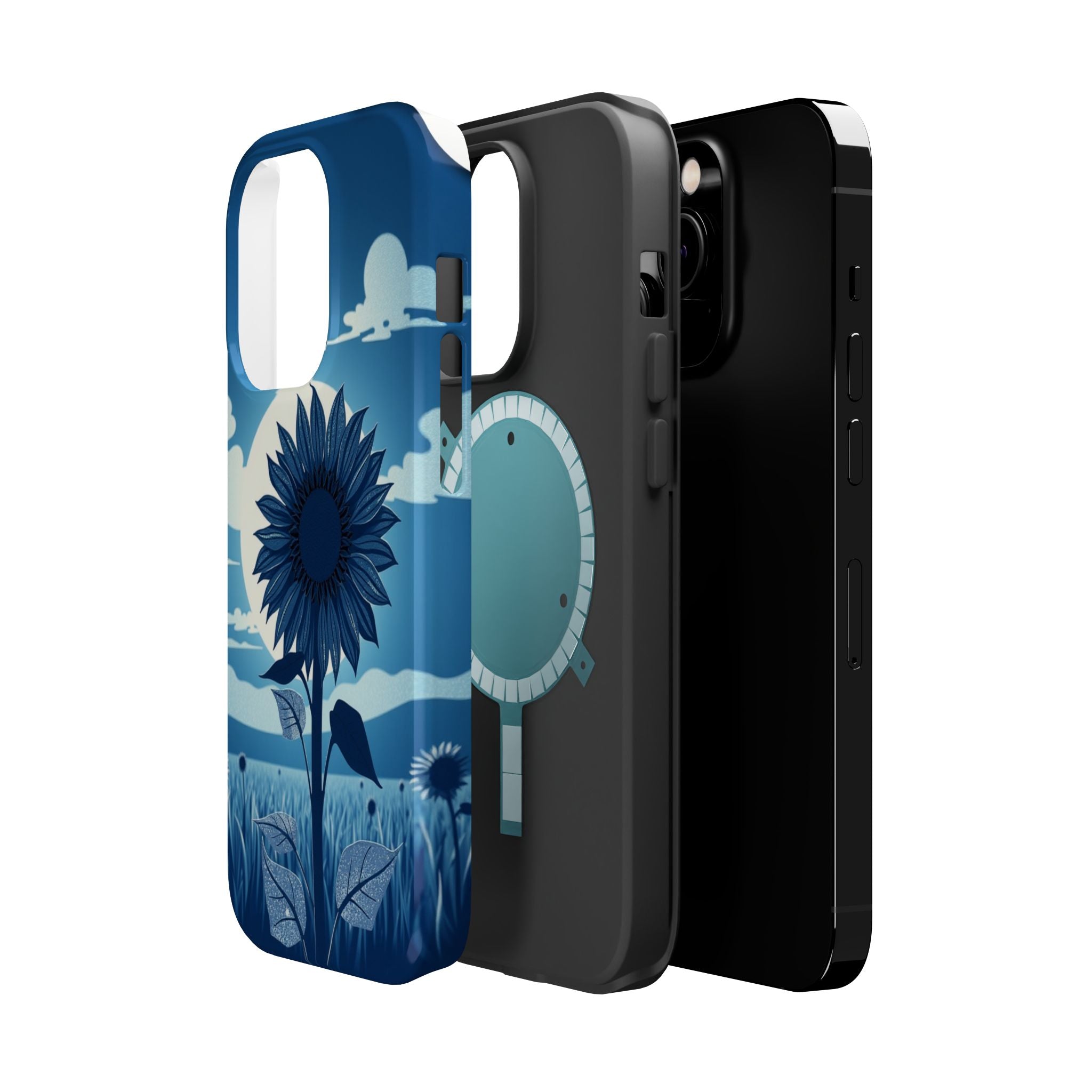 iPhone Sunflower Prairie Paper Cut Art Slim Everyday Designer Case · iPhone Case