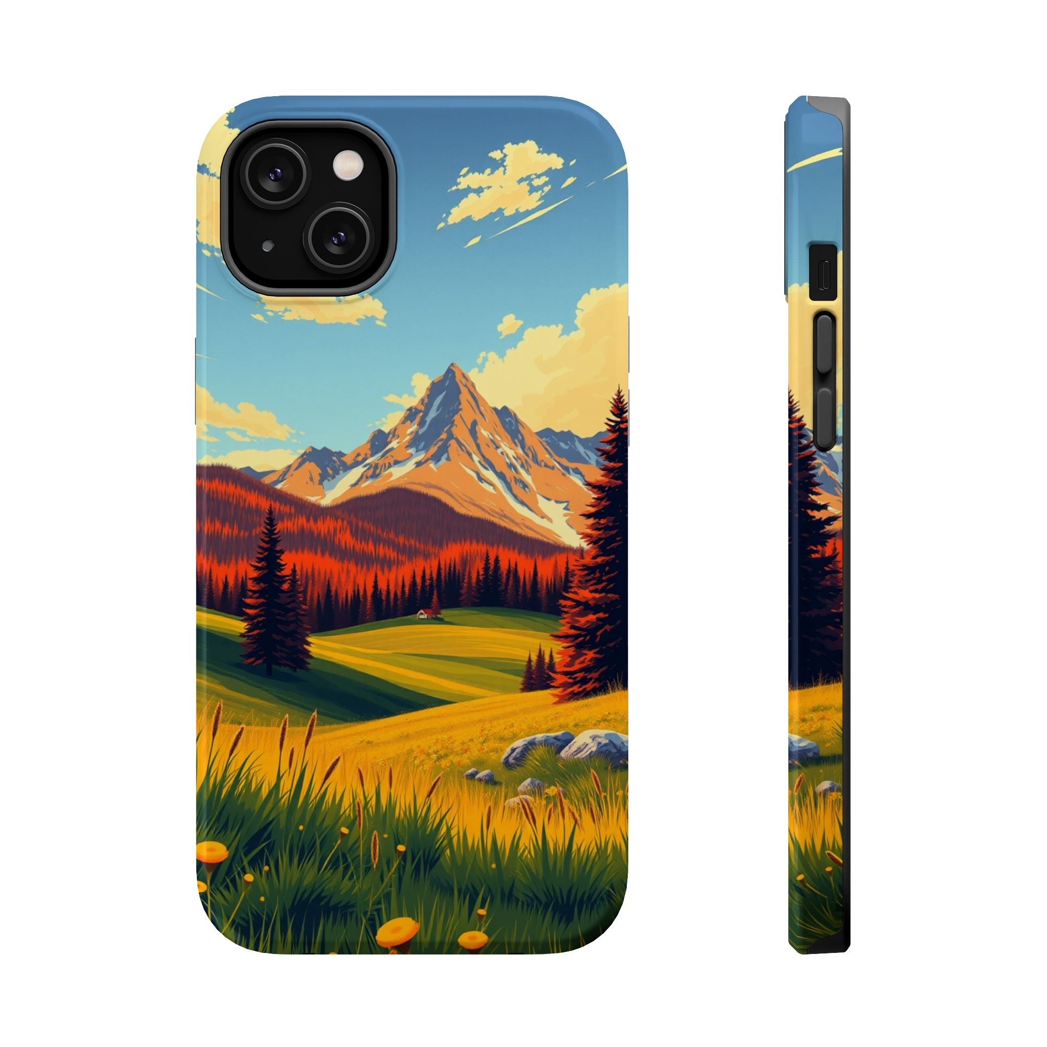 iPhone Radiant Alpine Meadow Design Slim Everyday Designer Case · iPhone Case