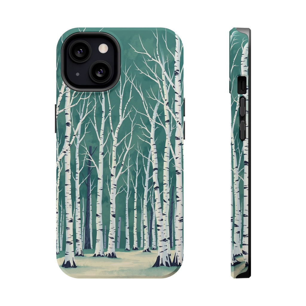 iPhone Sage And Ivory Birch Grove Bold Modern Everyday Snap Case · iPhone Case