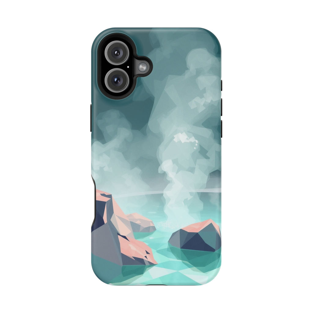 iPhone Mint And Blush Hot Spring Steam Slim Everyday iPhone 10 Designer · iPhone