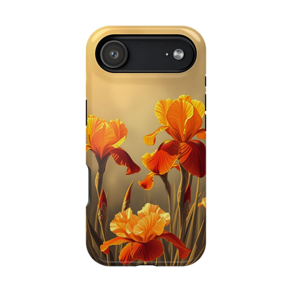 iPhone Iris Garden Gold Foil Luxury Slim Everyday Designer Case · iPhone Case