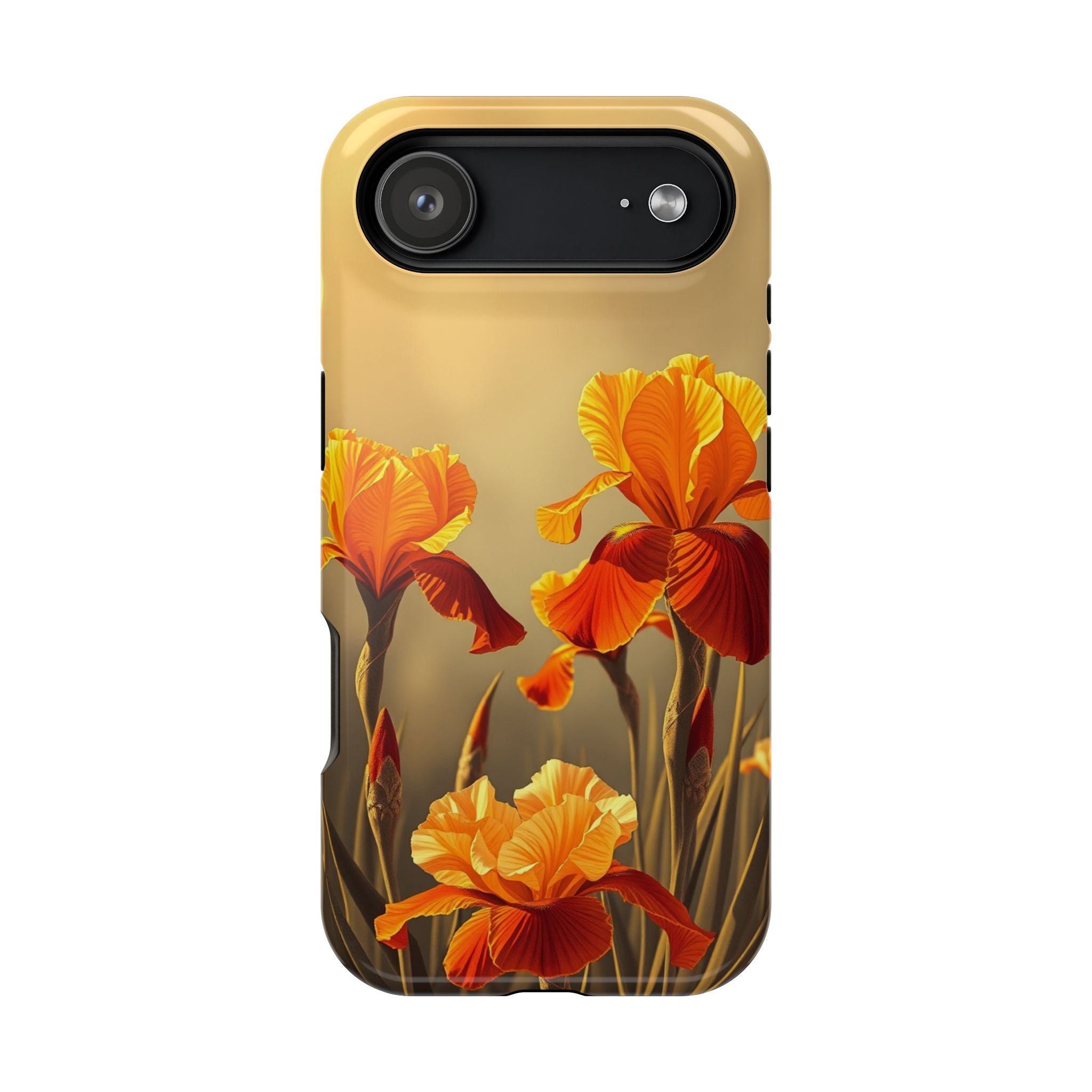 iPhone Iris Garden Gold Foil Luxury Slim Everyday Designer Case · iPhone Case