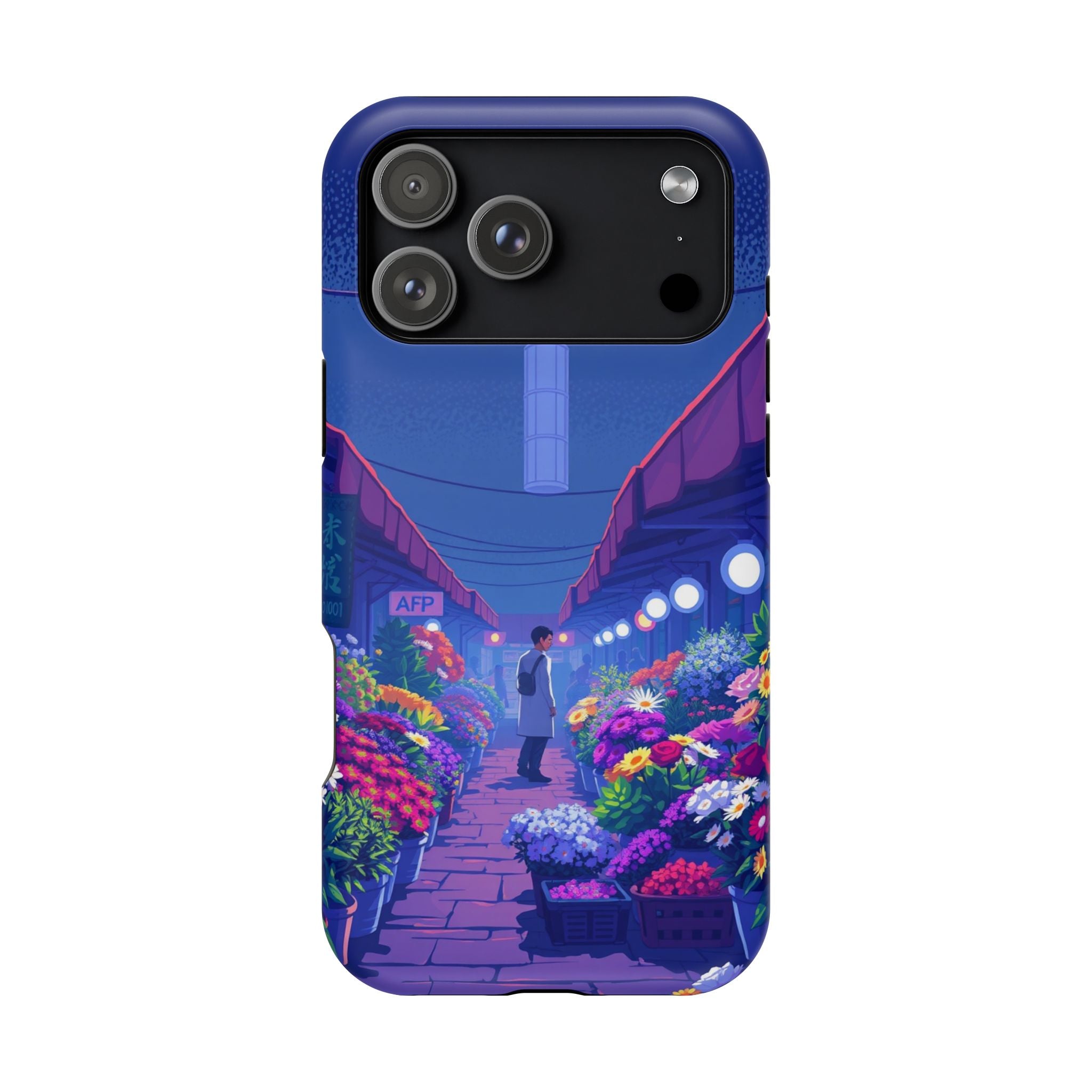 iPhone Flower Market Electric Art Bold Modern Everyday Snap Case · iPhone Case