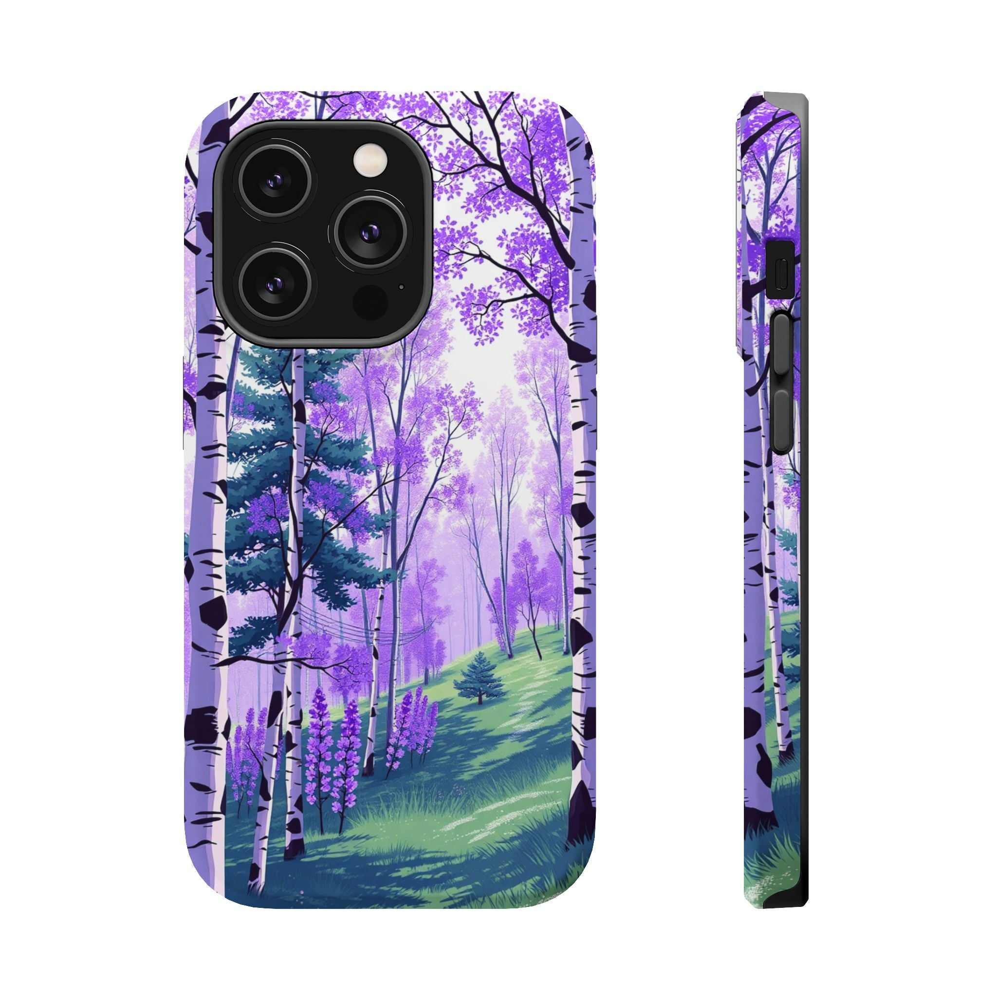 iPhone Birch Grove Electric Art Slim Everyday Designer Case · iPhone Case