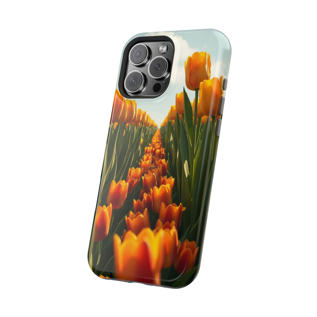 iPhone Tulip Row Radiant Design Slim Everyday Designer Case · iPhone Case