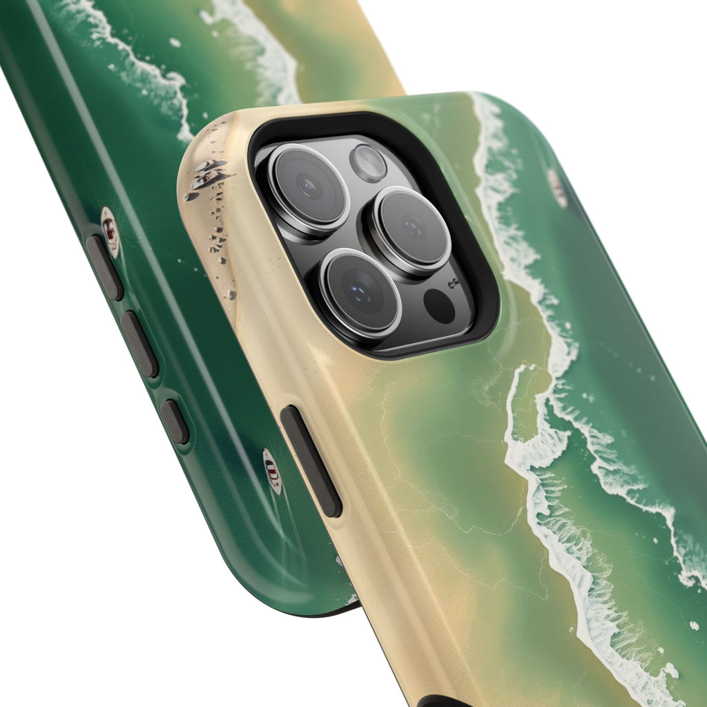 iPhone Shoreline Aerial Bold Art Bold Modern Everyday Snap Case · iPhone Case