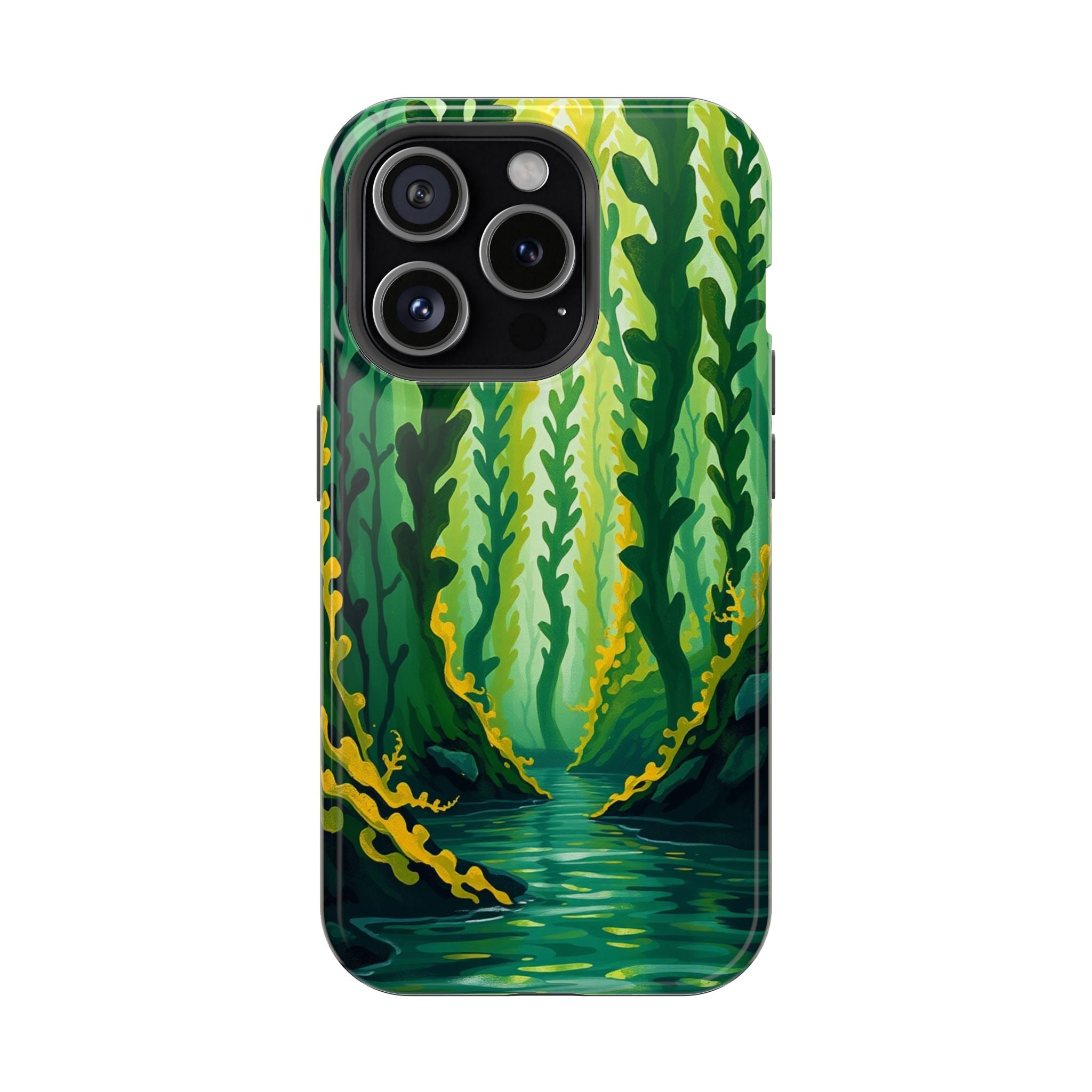 iPhone Kelp Forest Oil Painting Impressionist Slim iPhone Everyday · iPhone Case