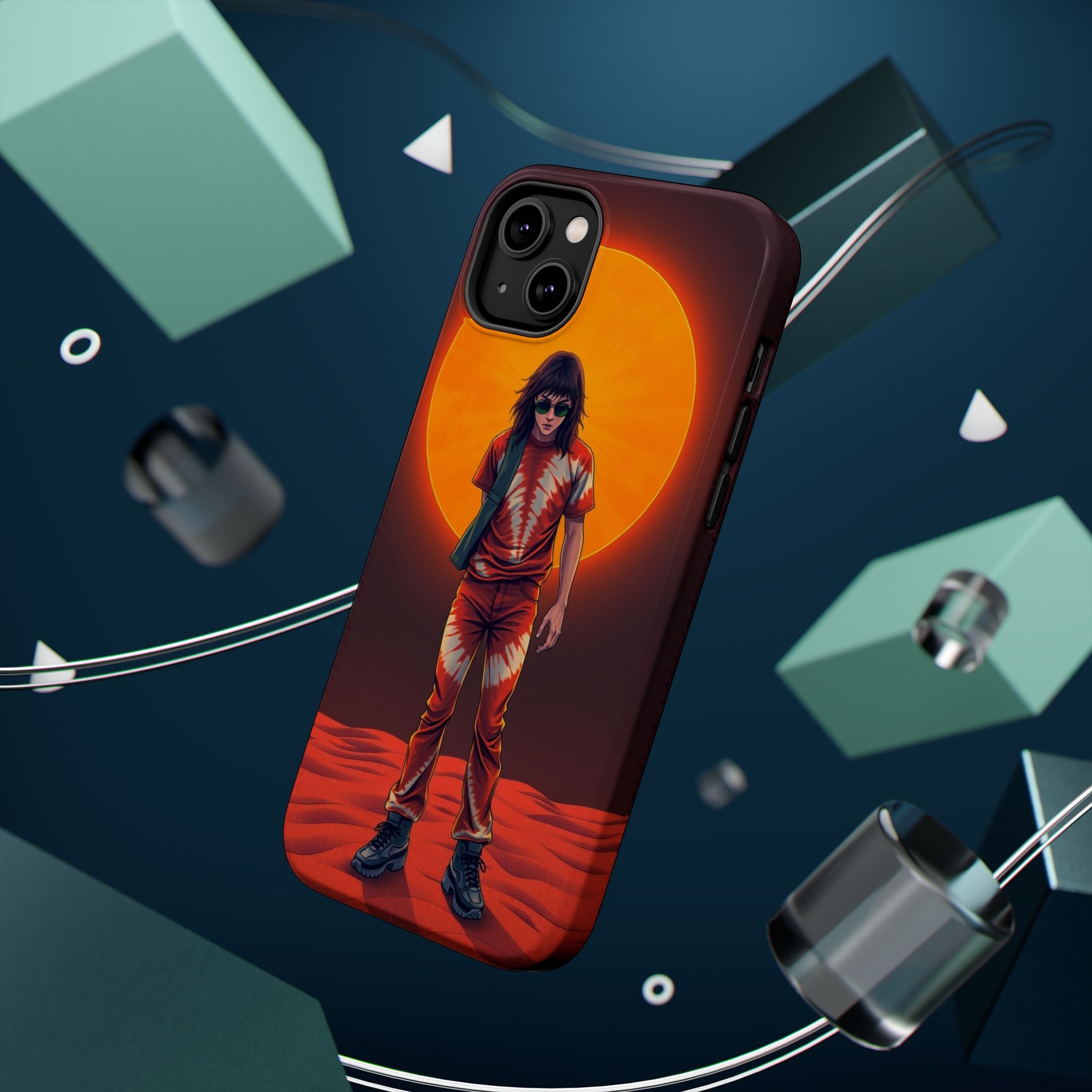 iPhone Tie-Dye 60s Enchanted Art Bold Modern Everyday Snap Case · iPhone Case