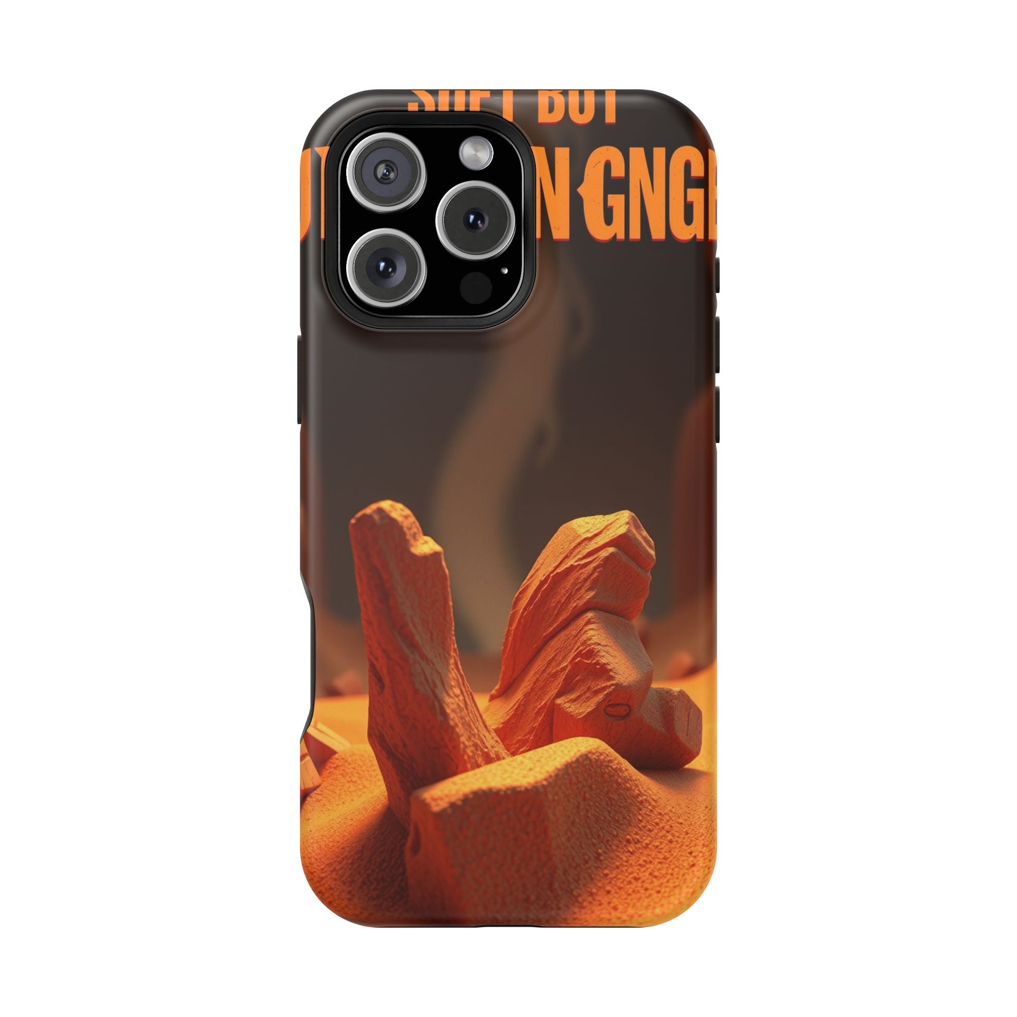 iPhone Earthy Soft but Unhinged Design Slim Everyday Designer Case · iPhone Case