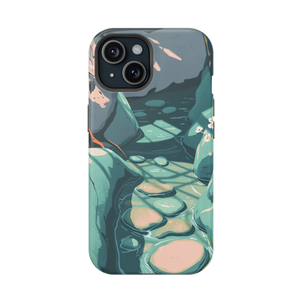 iPhone Vibrant Spring Creek Design 19 Slim Everyday Designer Case · iPhone Case