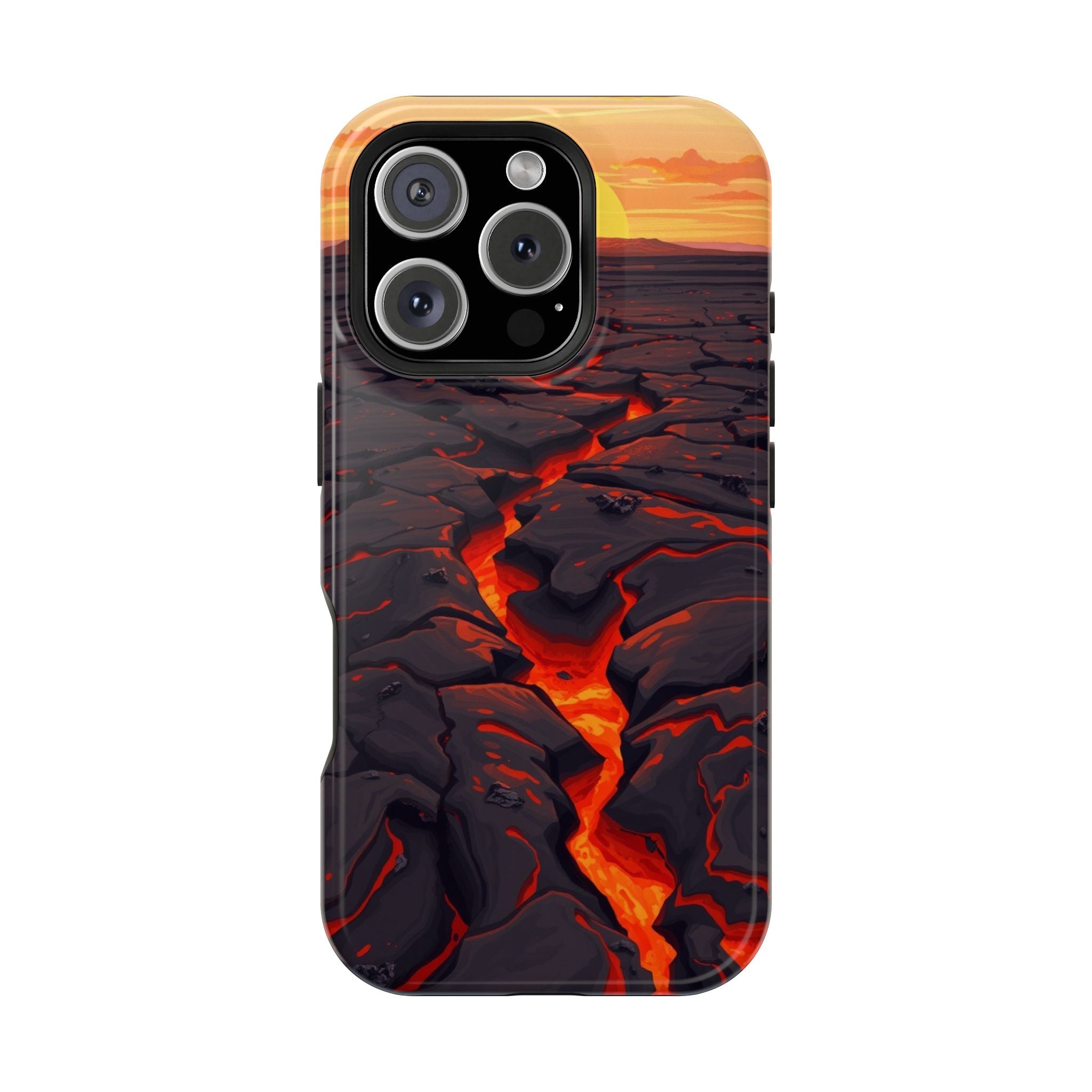 iPhone Lava Field Earthy Design Slim Everyday Designer Case · iPhone Case