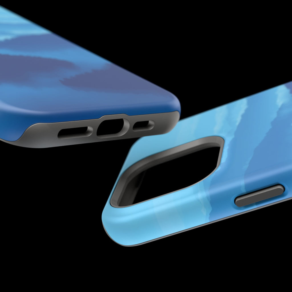 iPhone Fog Rolling Over Hills Pixel Art -Bit Slim iPhone Everyday · iPhone Case