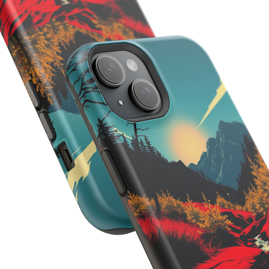 iPhone Earthy Spring Creek Design Bold Modern Everyday Snap Case · iPhone Case