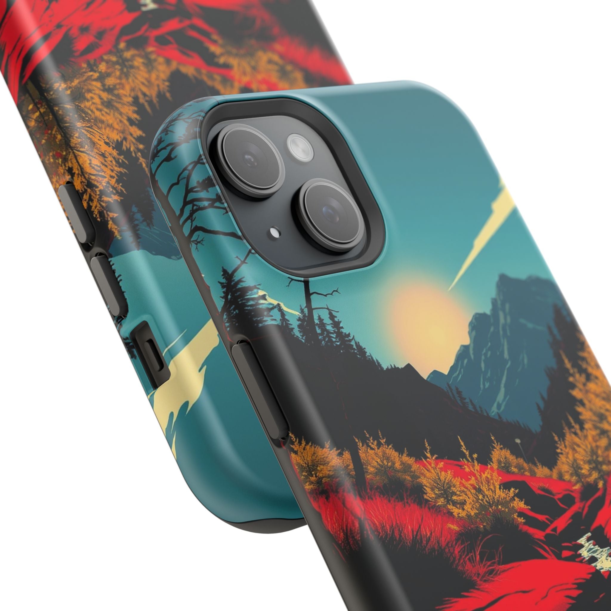 iPhone Earthy Spring Creek Design Bold Modern Everyday Snap Case · iPhone Case