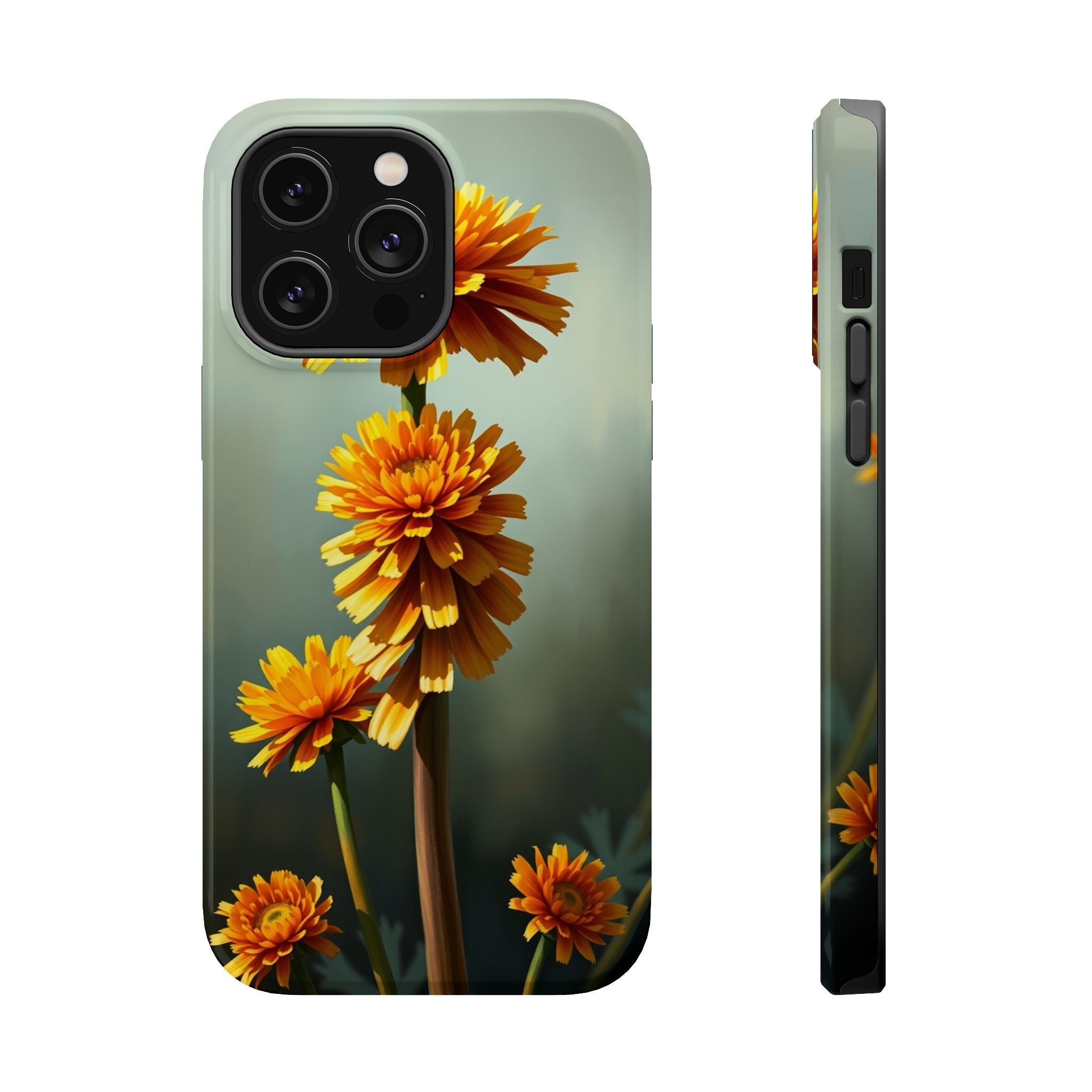 iPhone Ranunculus Stack Electric Art Slim Everyday Designer Case · iPhone Case