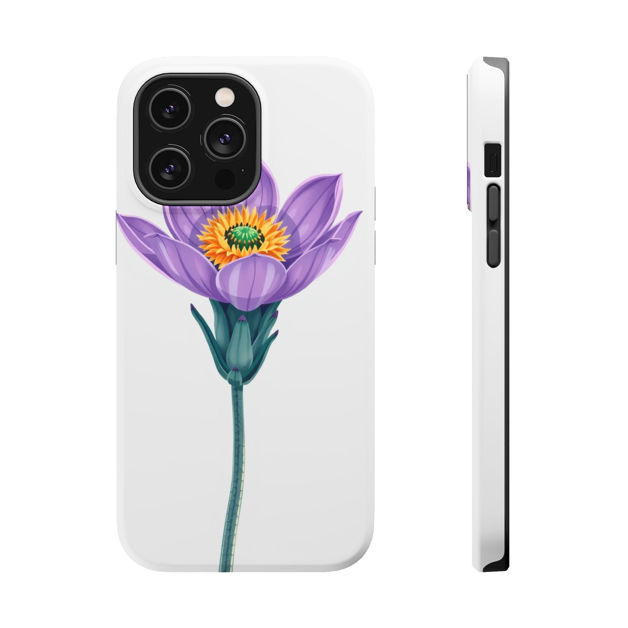 iPhone Indigo And Violet Desert Flower Slim Everyday Designer Case · iPhone Case