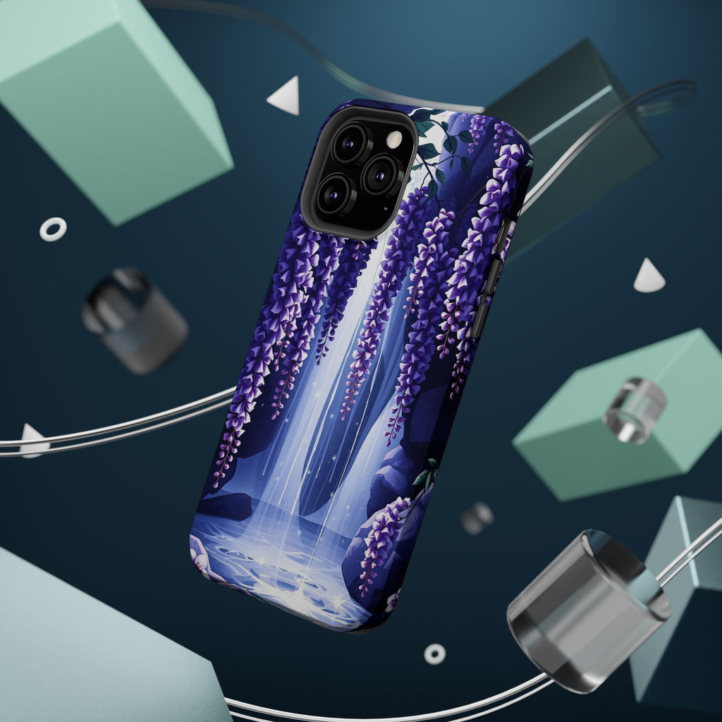 iPhone Wisteria Cascade Serene Design Slim Snap Case Ga · iPhone Case
