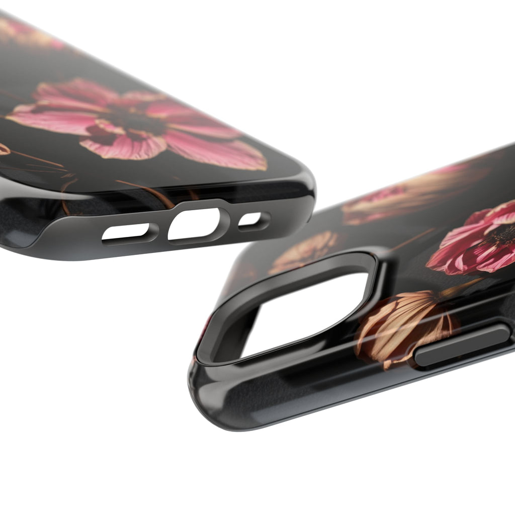 iPhone Dried Flower Flat Lay Electric Art Slim Snap Case · iPhone Case