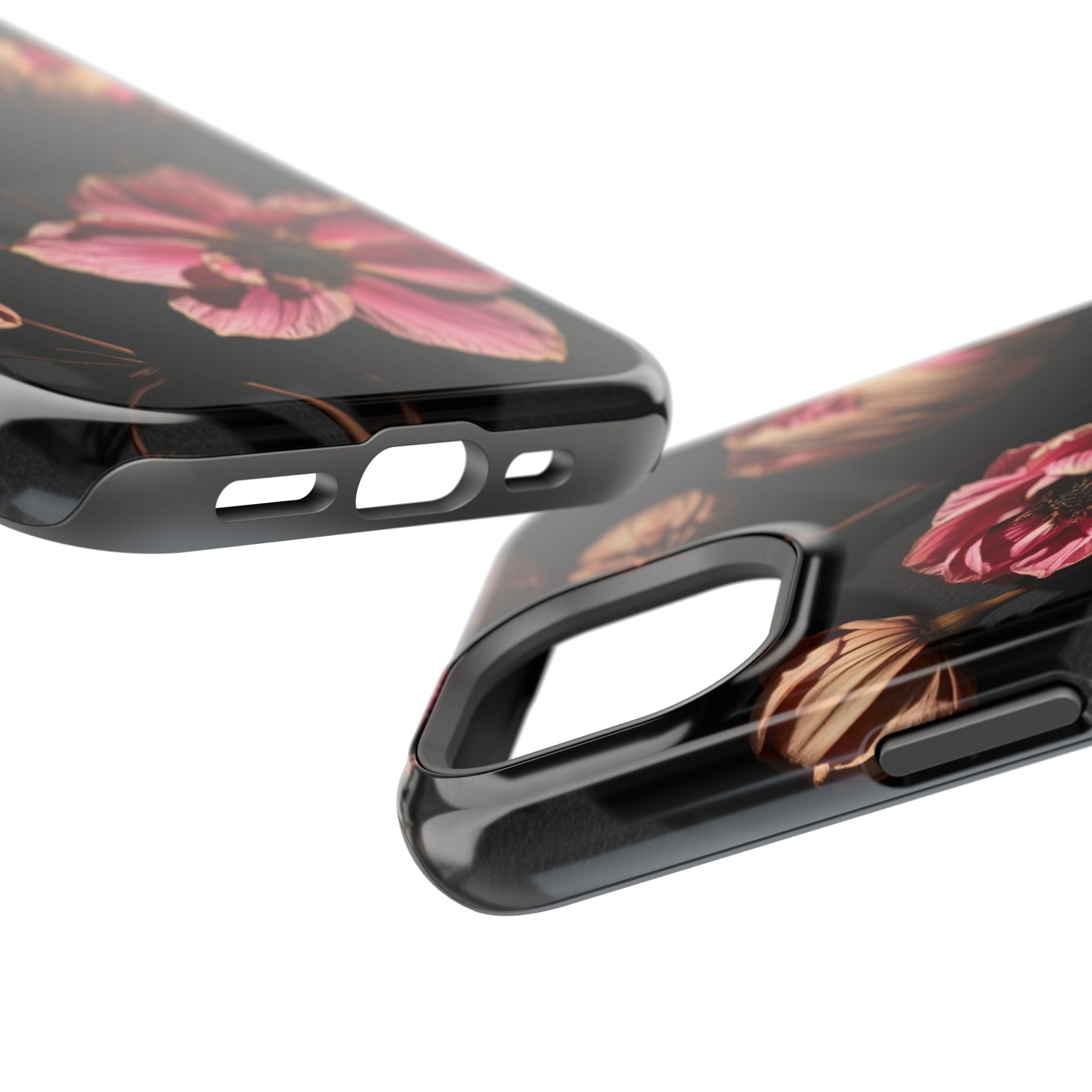 iPhone Dried Flower Flat Lay Electric Art Slim Snap Case · iPhone Case
