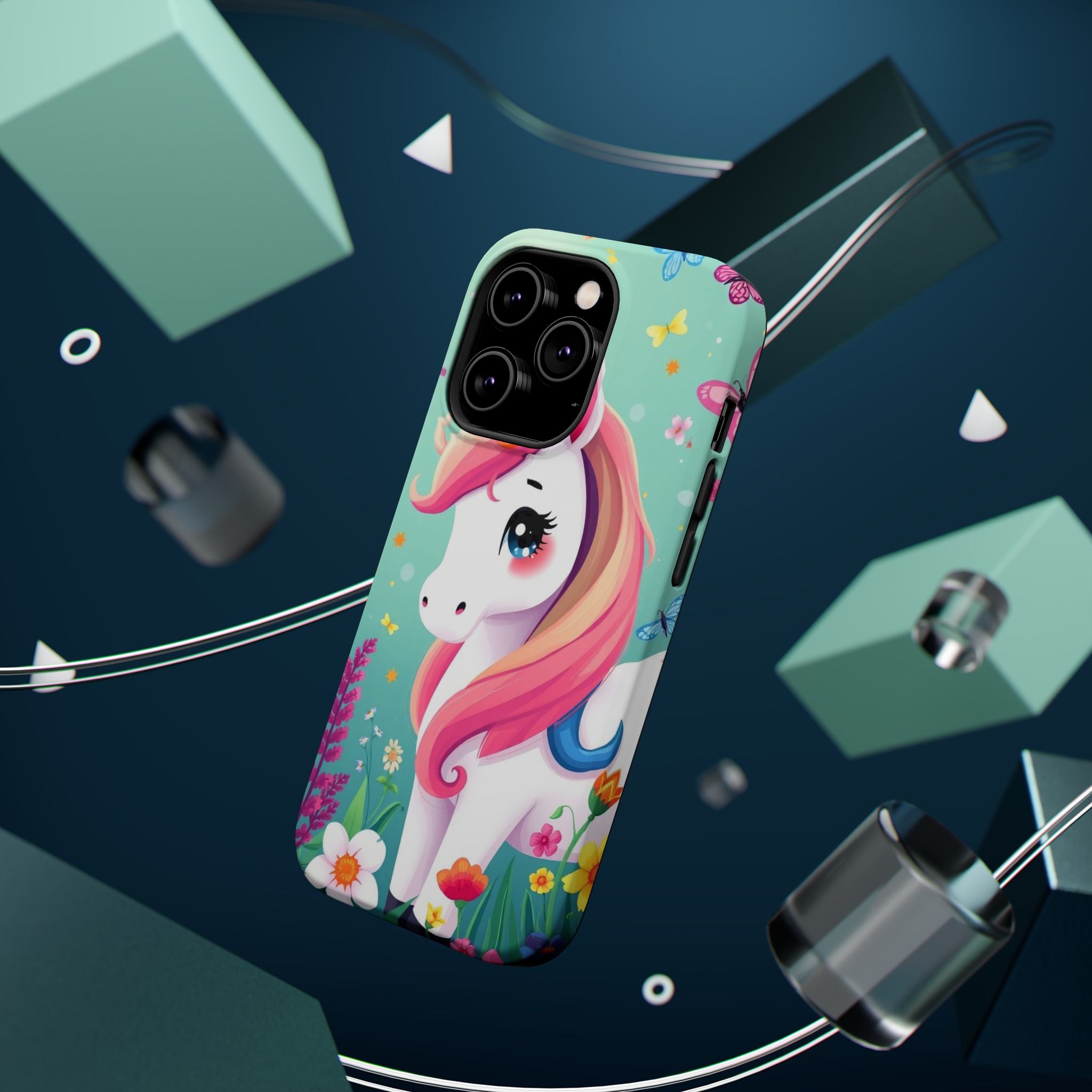 iPhone Dragonfly Unicorn Kids Fun iPhone Phone Case Gift Clean Minimal · iPhone