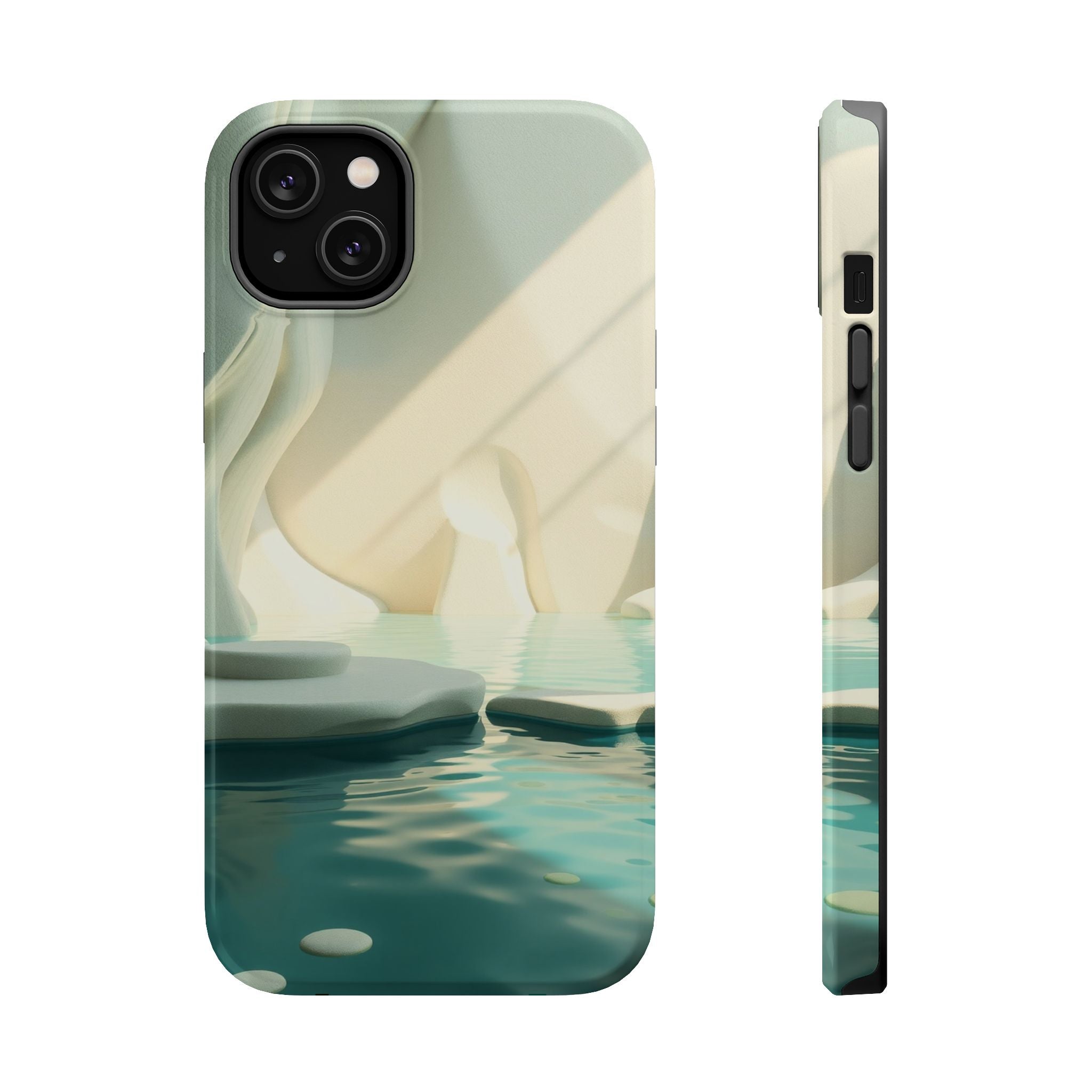 iPhone Tidal Pool 3D Digital Slim Everyday Designer Case · iPhone Case