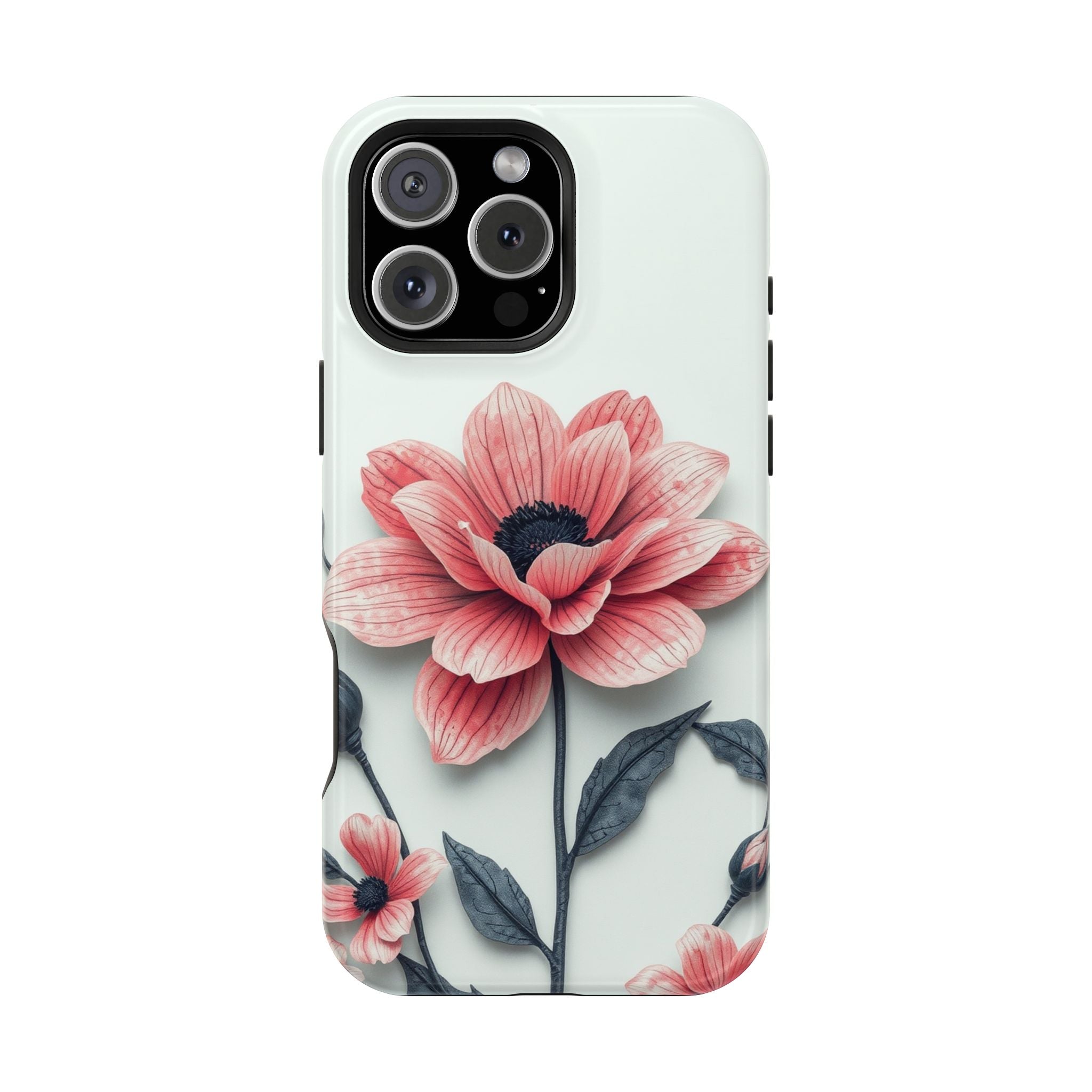 iPhone Dreamy Floral Ink Wash Design Slim Everyday iPhone 12 Designer · iPhone C