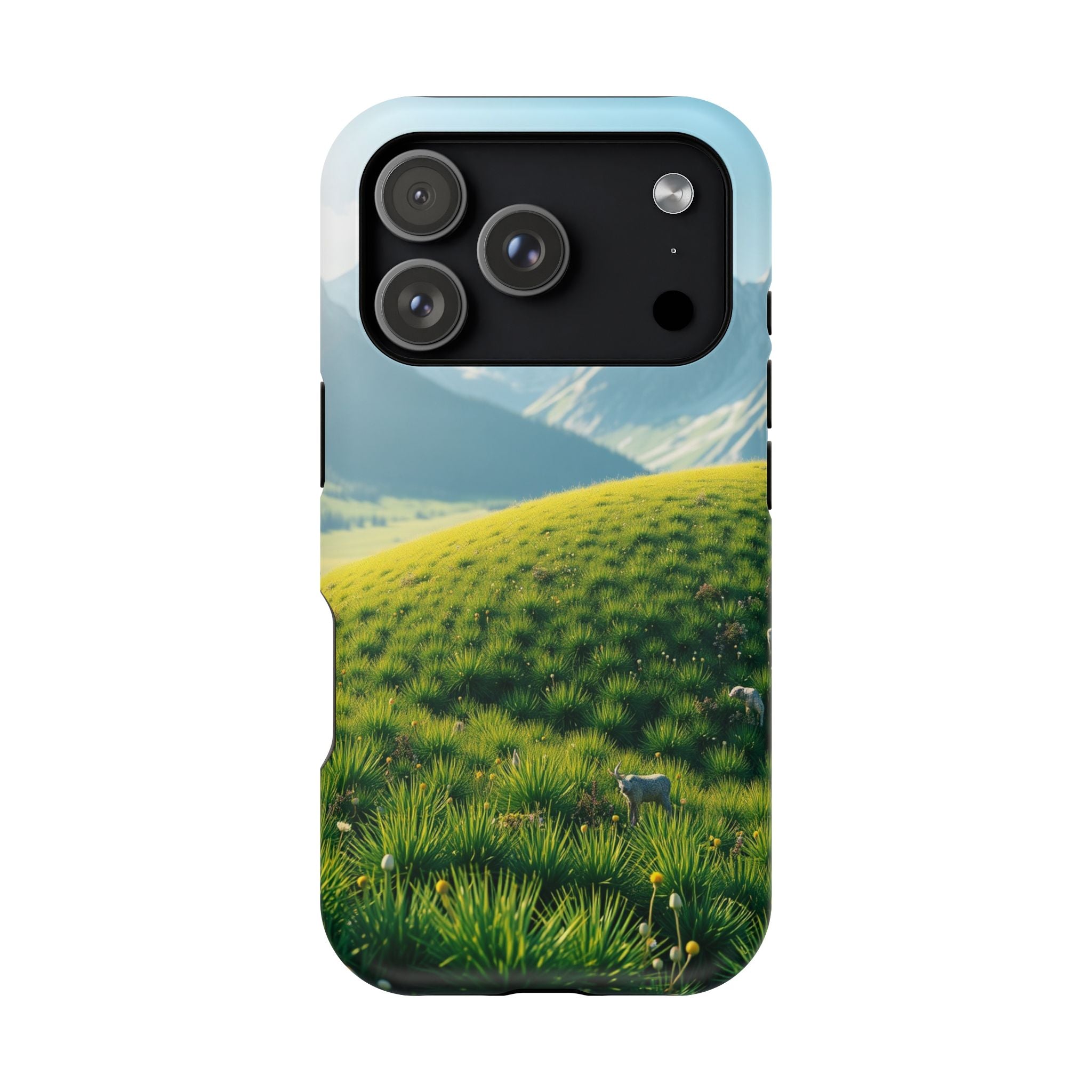 iPhone Vibrant Alpine Meadow Design Slim Everyday Designer Case · iPhone Case