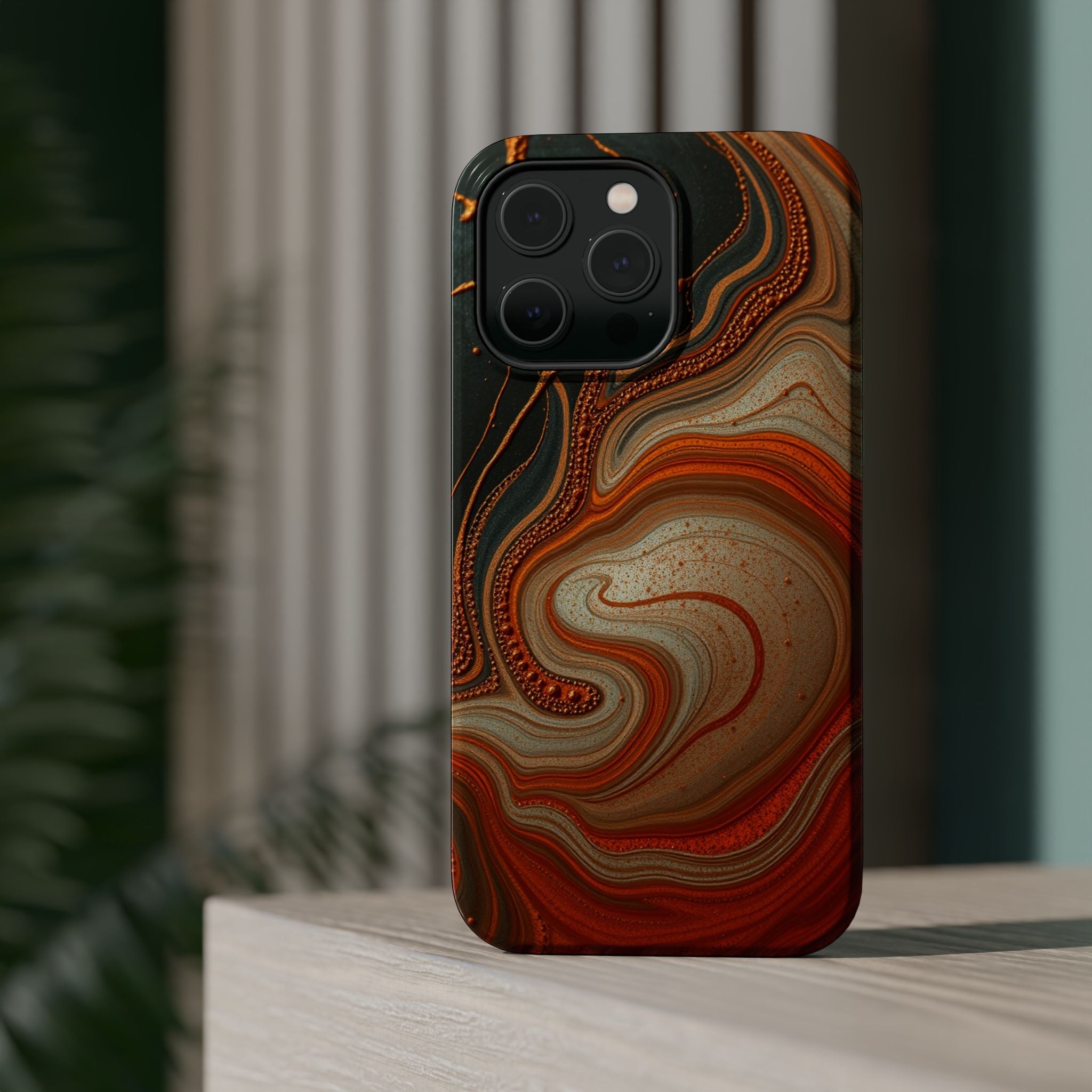 iPhone Marble Swirl Enchanted Art Bold Modern Everyday Snap Case · iPhone Case