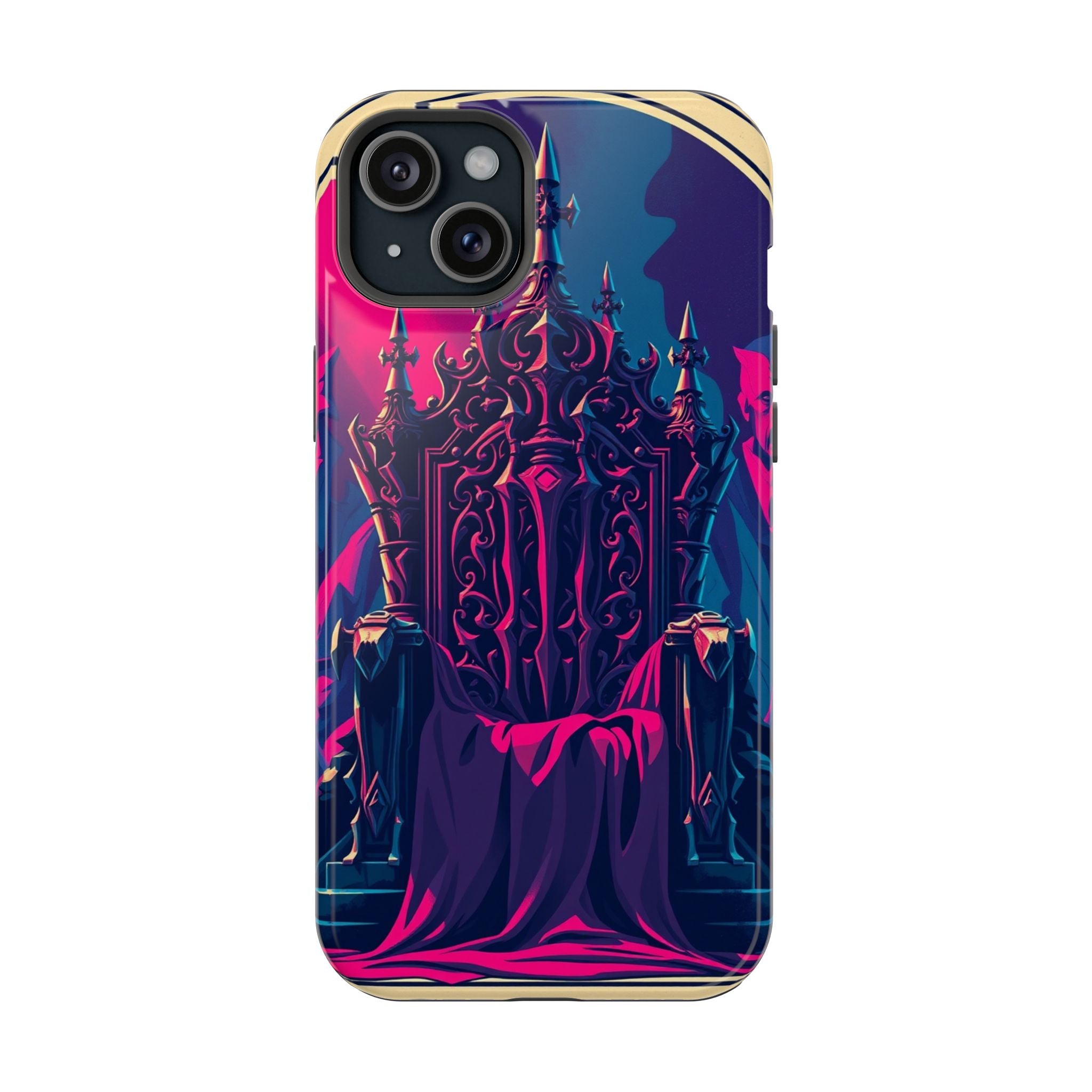 iPhone Lich King Throne Vintage Retro Poster Slim Everyday Designer Case · iPhon