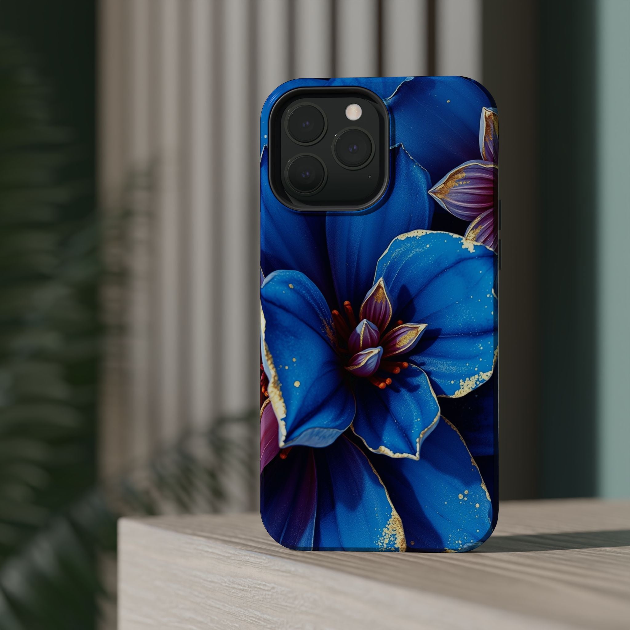 iPhone Floral Gold Foil Serene Design Slim Snap Case Ga · iPhone Case