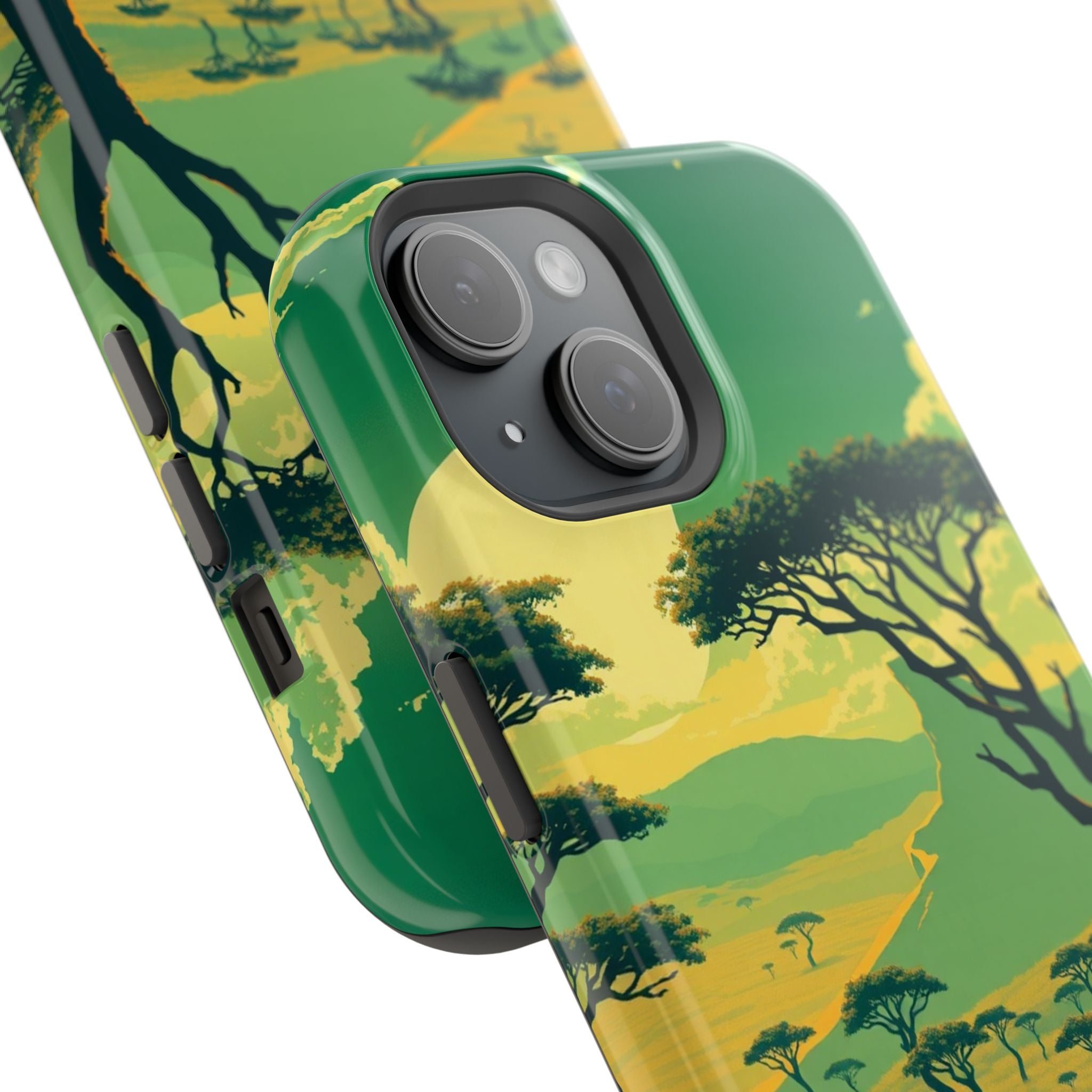 iPhone Savanna Horizon Pixel Art -Bit Slim Everyday Designer Case · iPhone Case