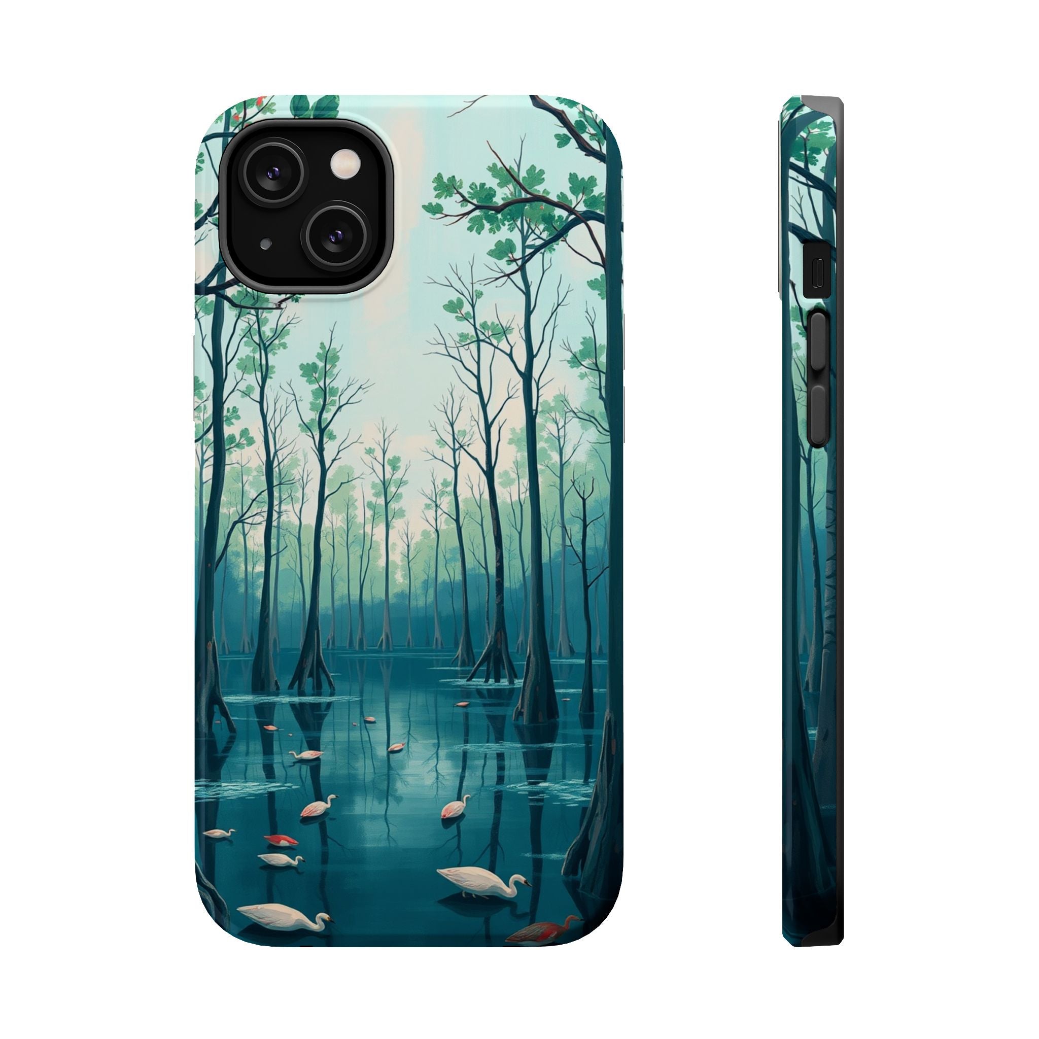 iPhone Cypress Swamp Electric Art Bold Modern Everyday Snap Case · iPhone Case