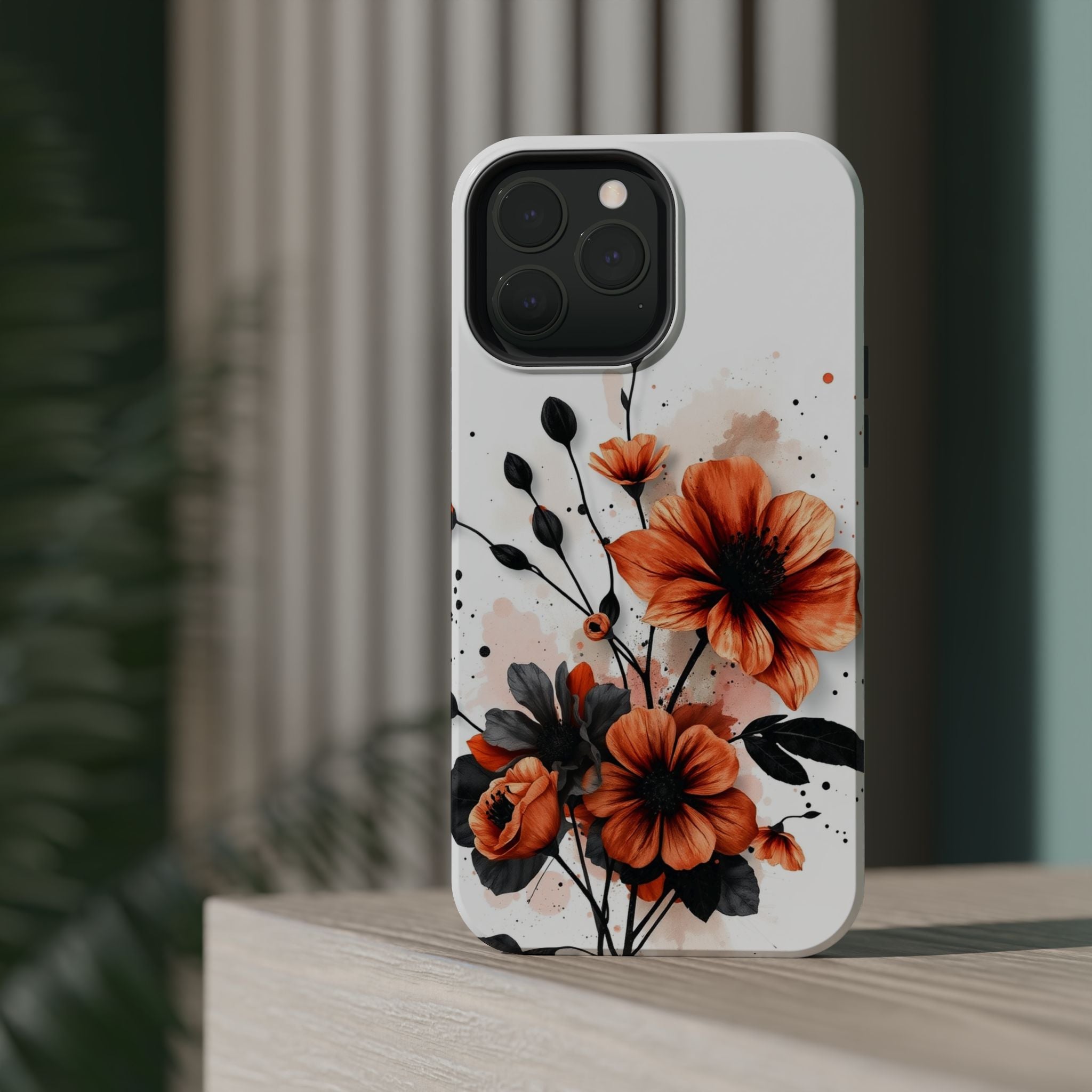 iPhone Floral Watercolor Splash 3D Digital Slim iPhone Everyday · iPhone Case