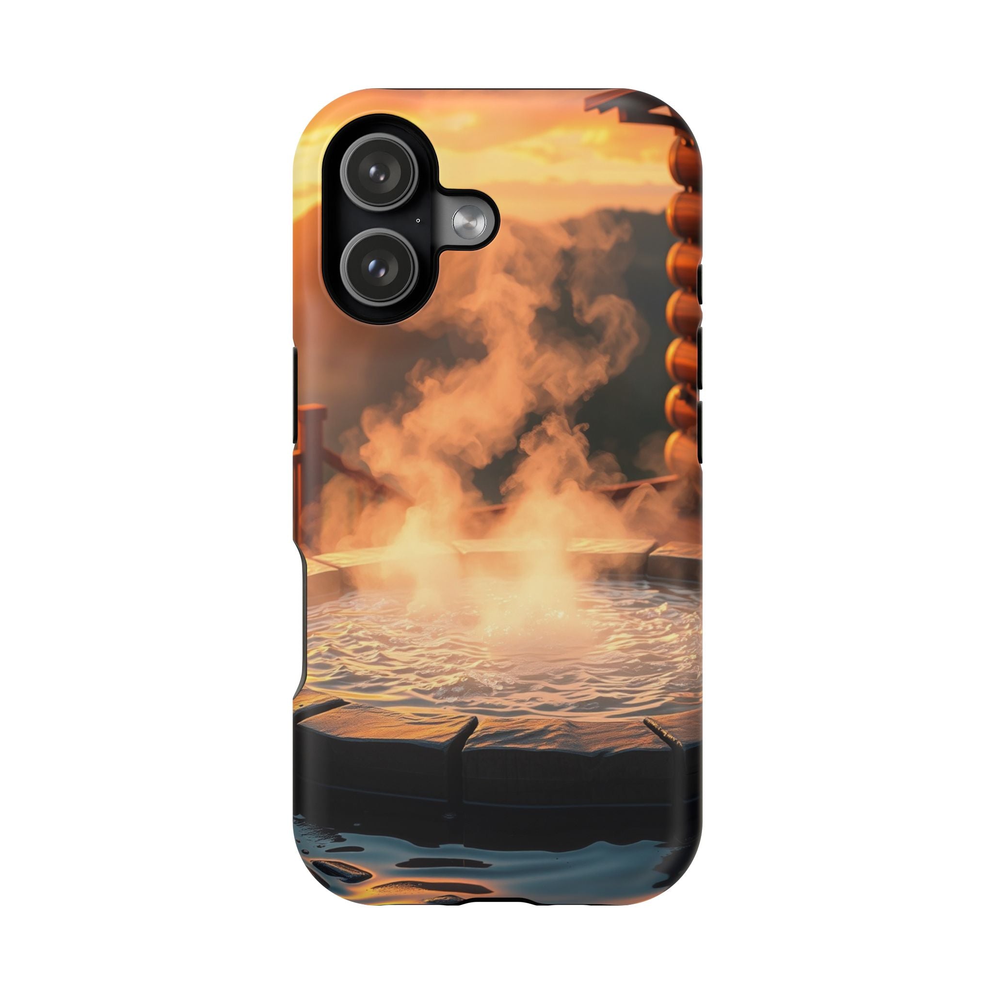 iPhone Hot Spring Steam Enchanted Art Slim Everyday Designer Case · iPhone Case
