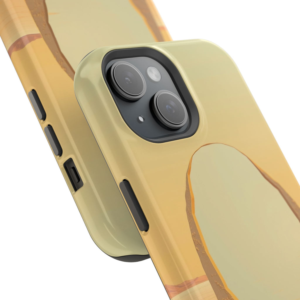 iPhone Mustard And Rust Salt Flat Mirror Slim Everyday iPhone Designer · iPhone