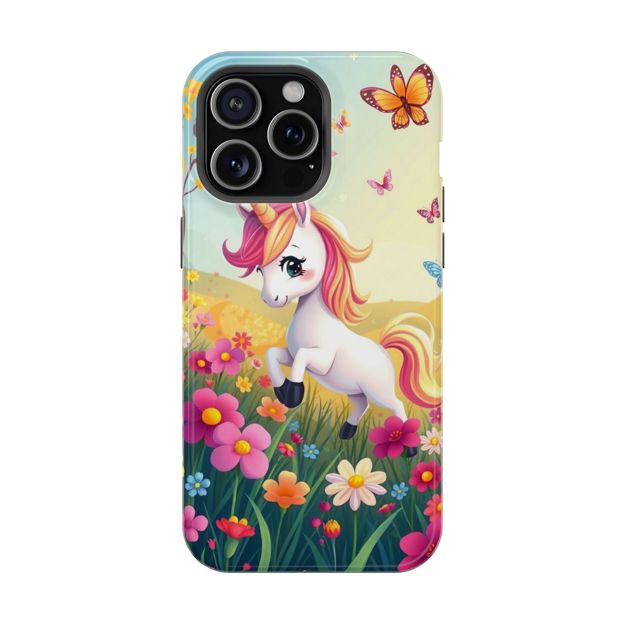 iPhone Magical Meadow Unicorn Kids Fun iPhone Phone Case Gift Slim · iPhone Case